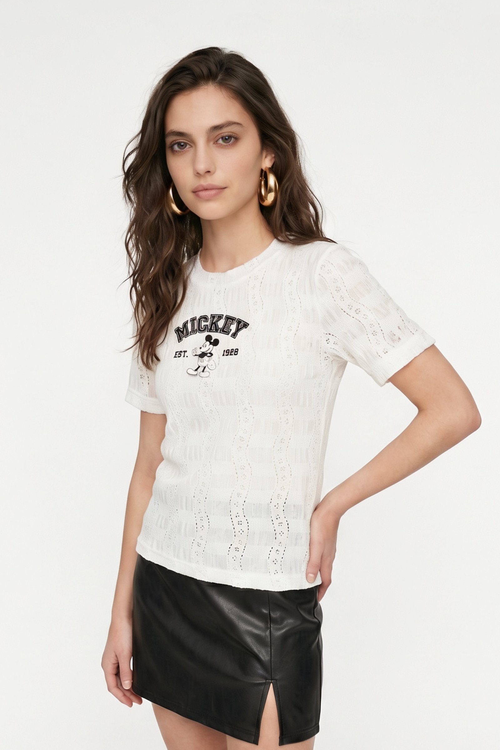 Blusa de dama mickey cuello redondo imagen 5