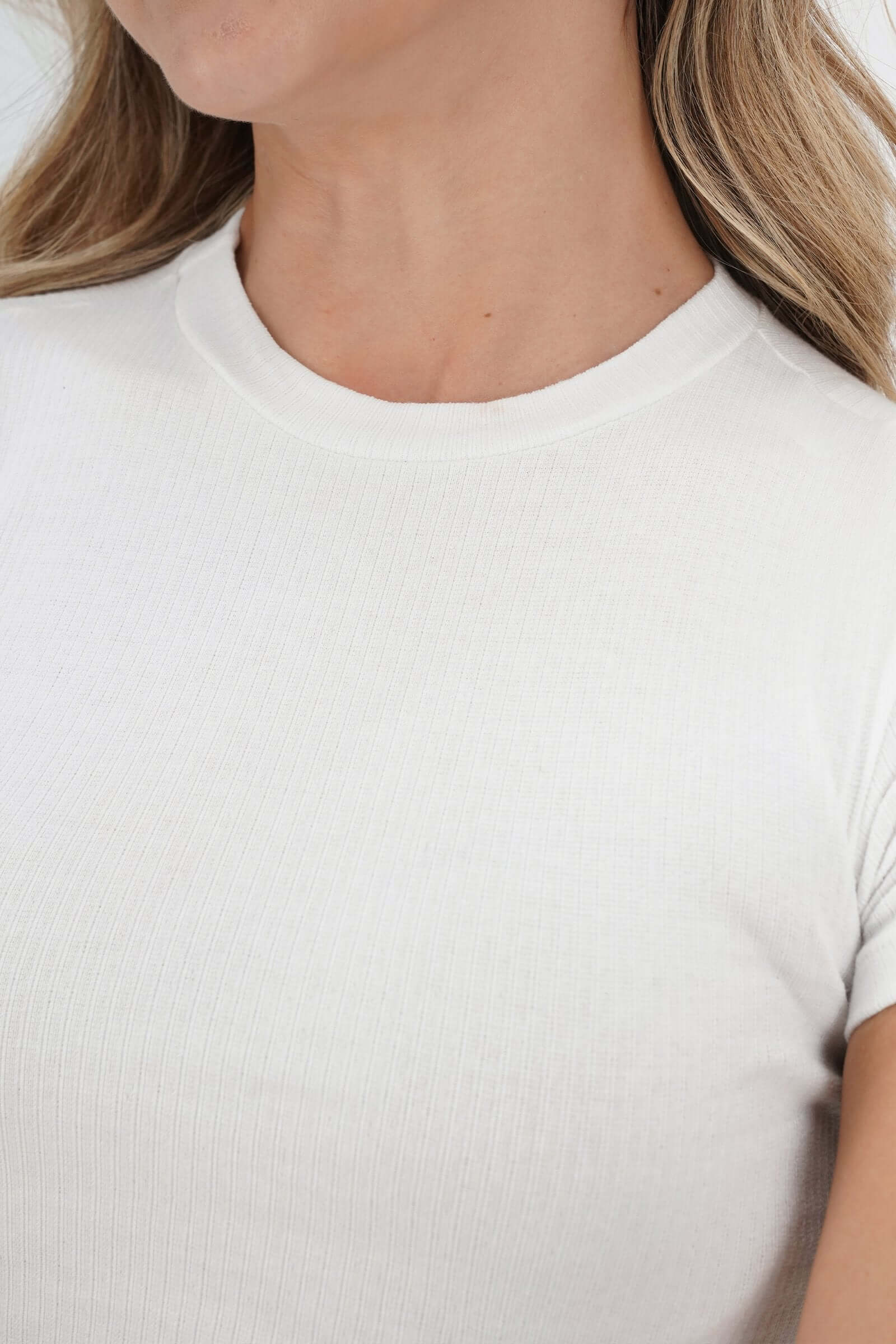 Blusa de dama de moda cuello redondo imagen 3