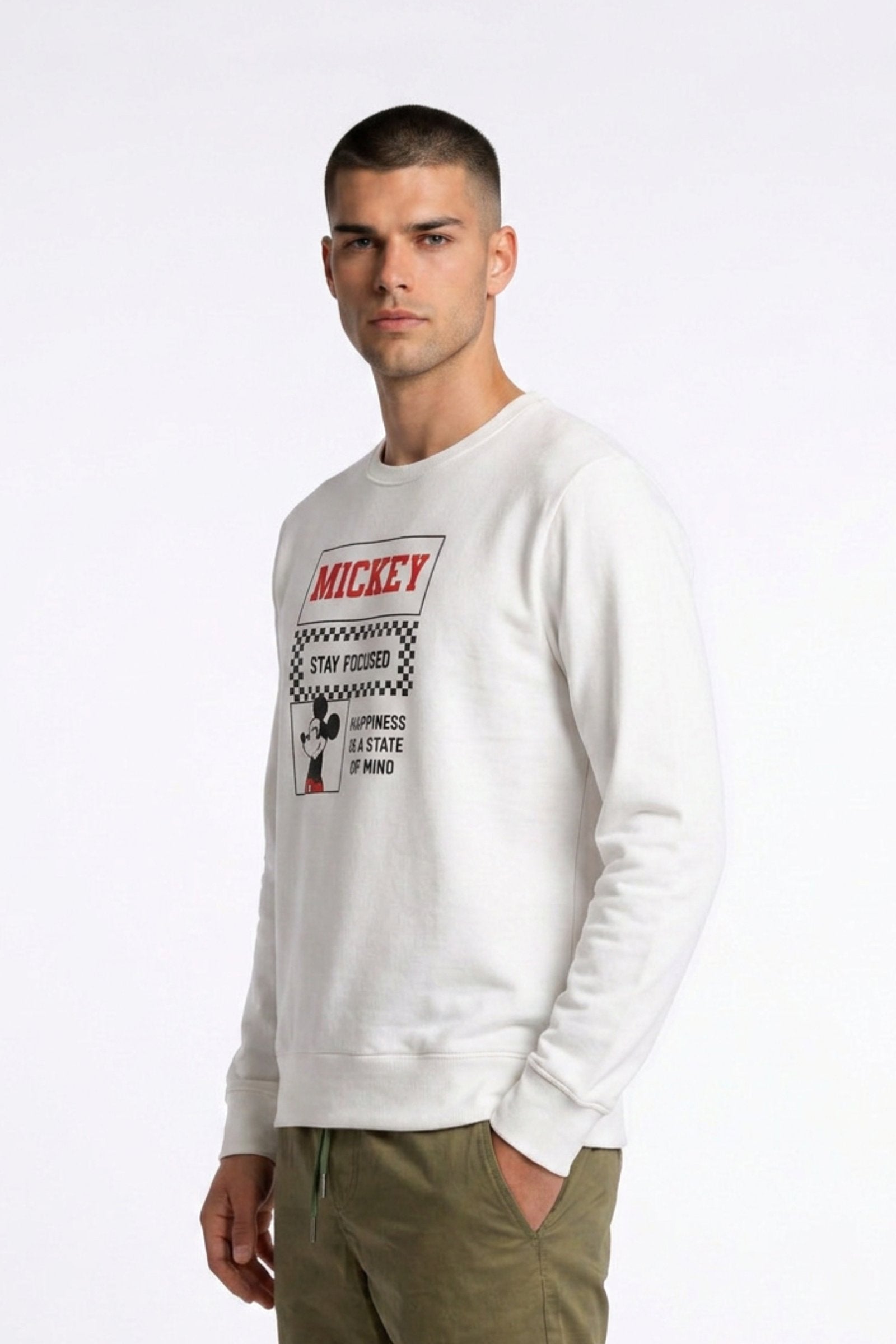 Buzo de hombre mickey cuello redondo imagen 3