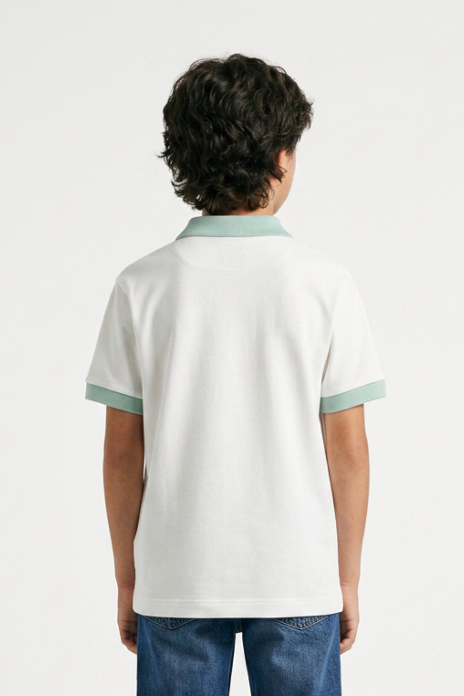 Camiseta para niño mickey cuello camisero imagen 4