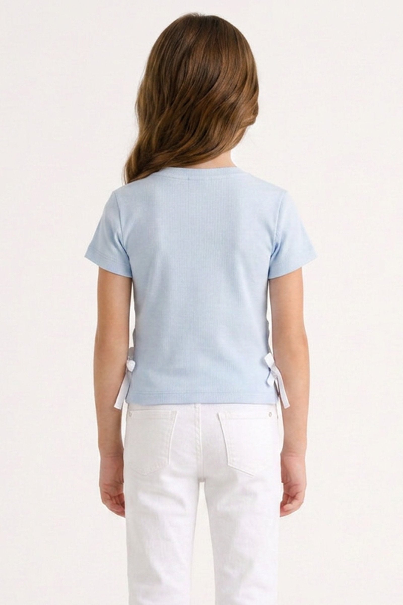 Blusa de niña hello kitty manga corta imagen 5