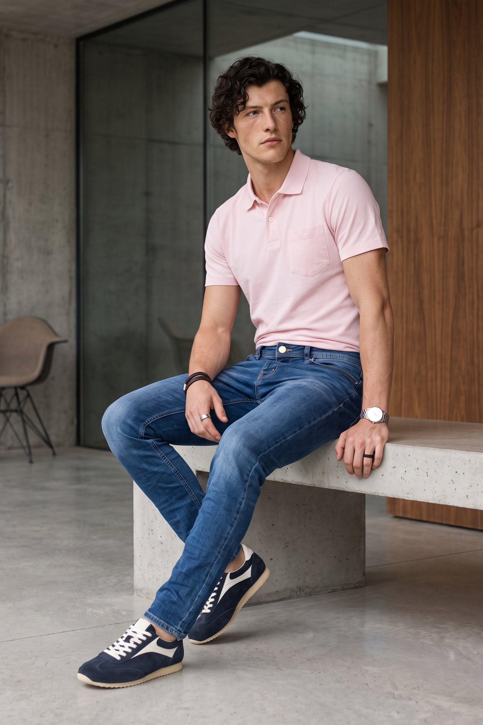 Jean de hombre casual imagen 4