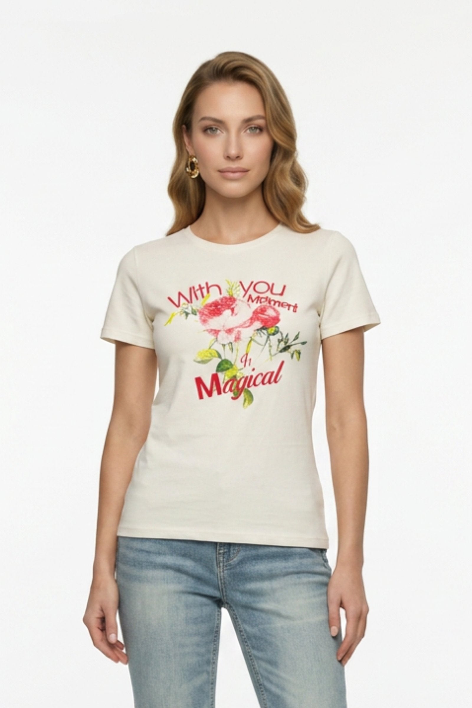Camiseta de dama casual imagen 2