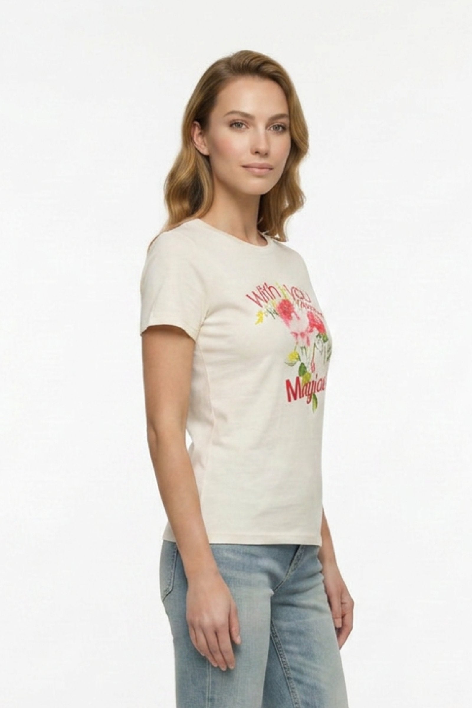 Camiseta de dama casual imagen 3