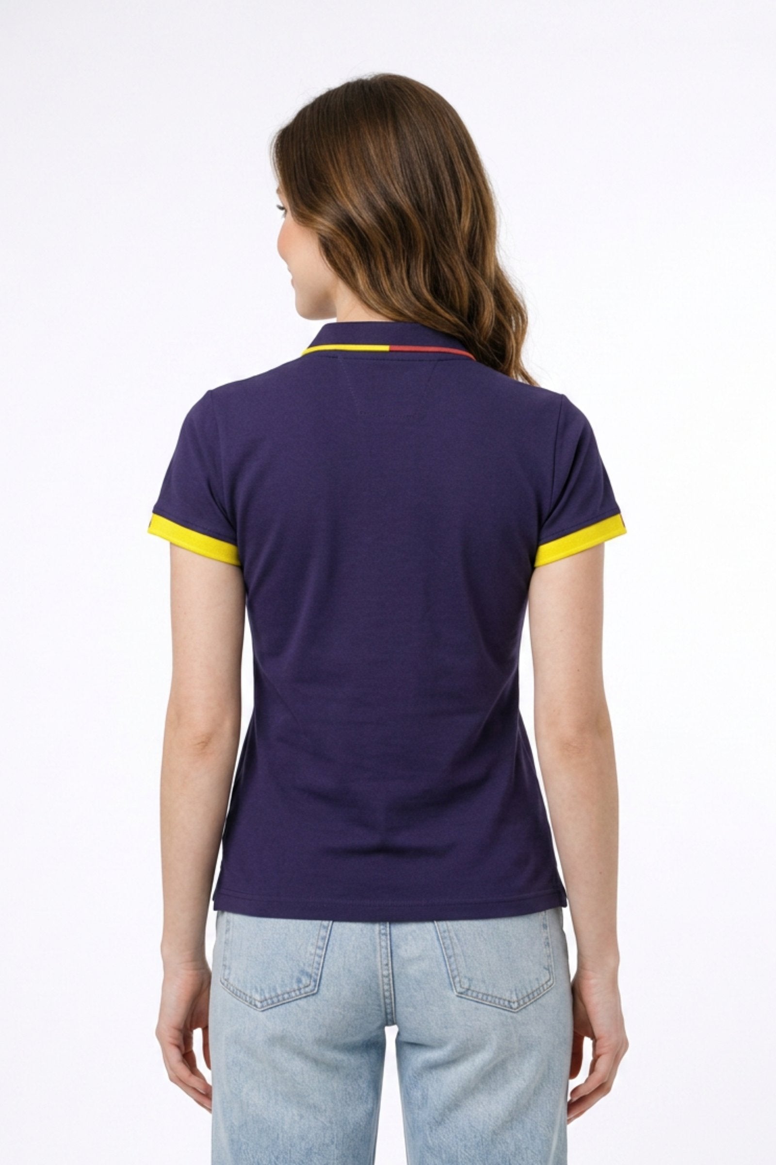 Polo de dama de moda cuello camisero imagen 3