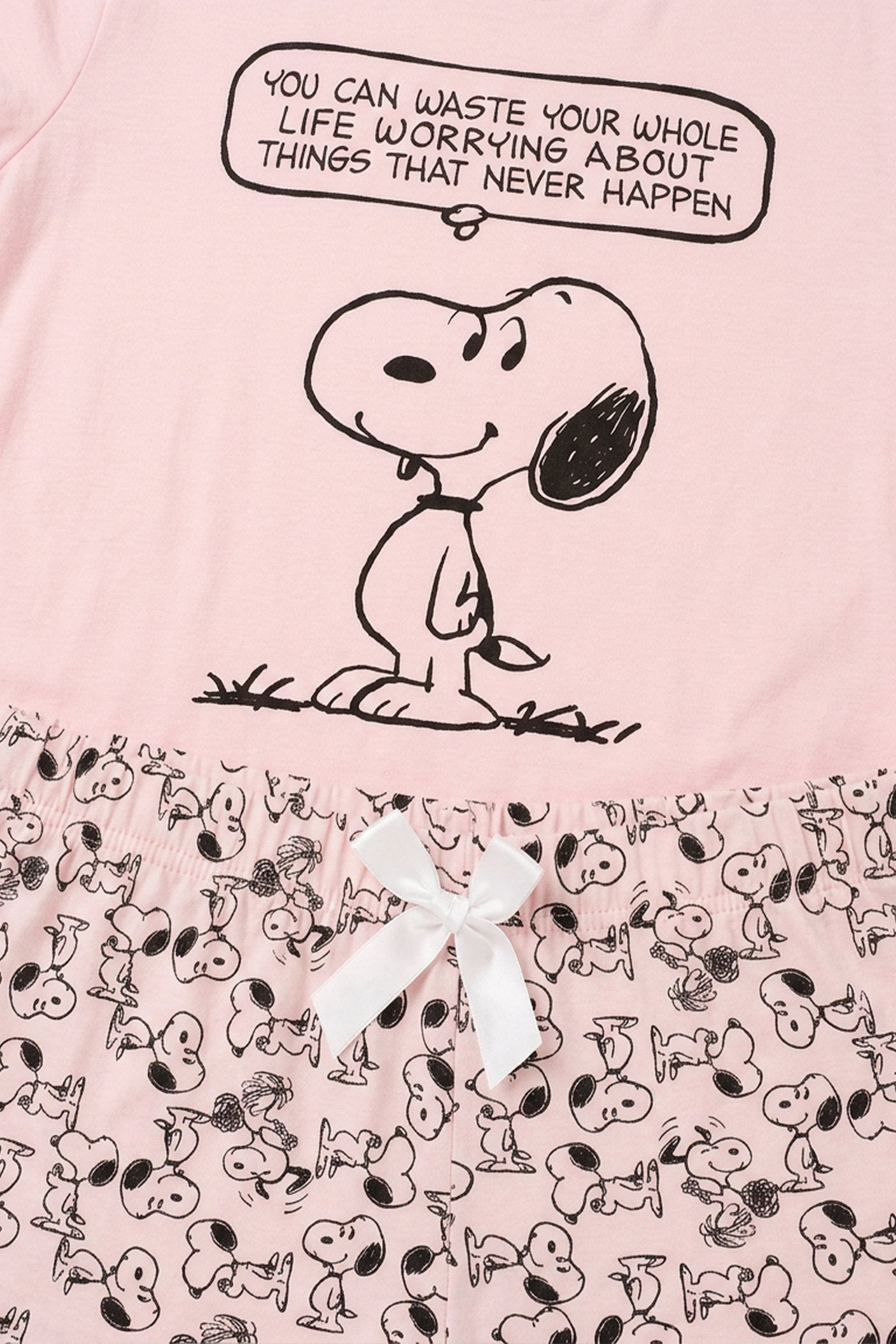 Pijama de dama snoopy cuello redondo imagen 5