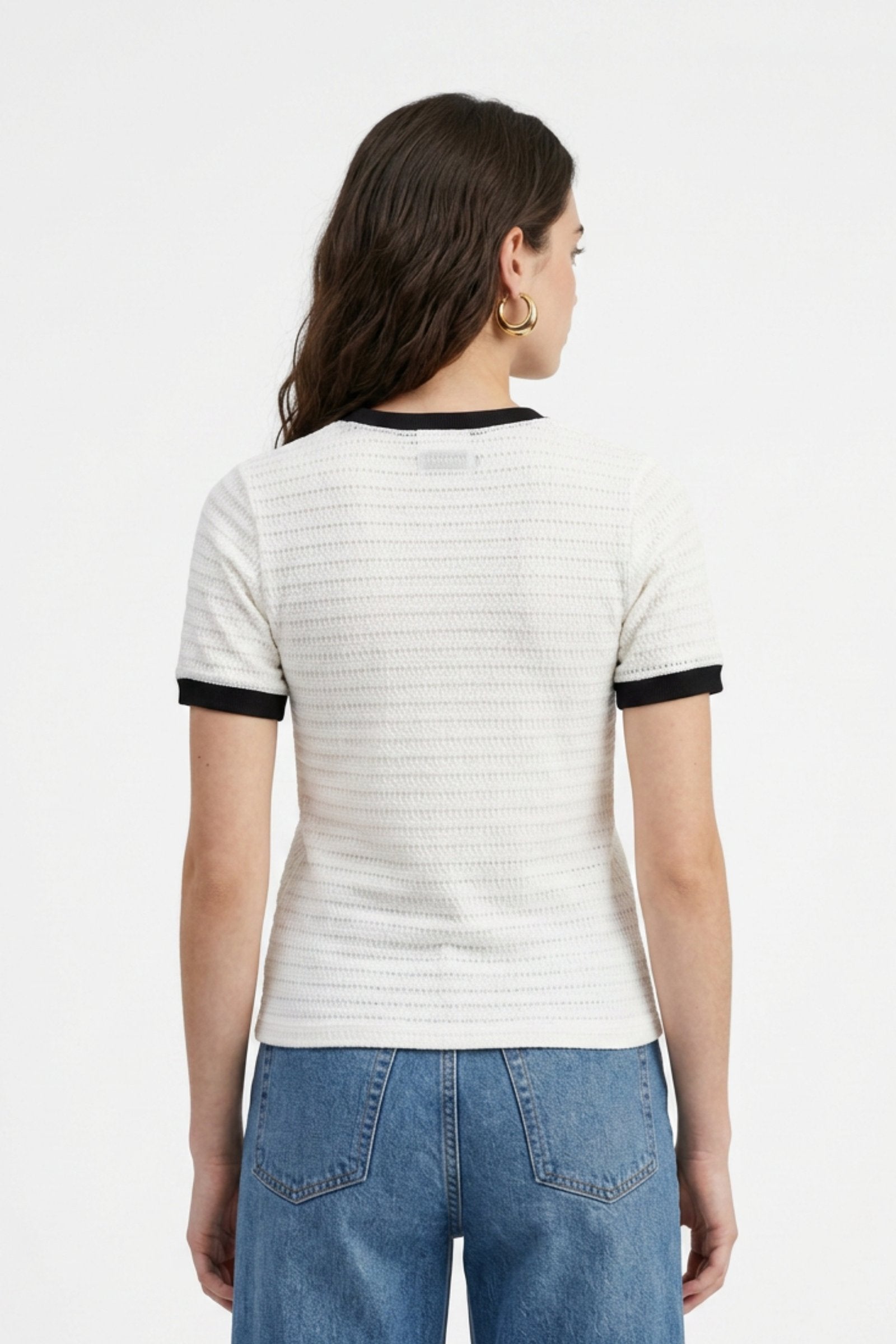 Blusa de dama mickey manga corta imagen 4