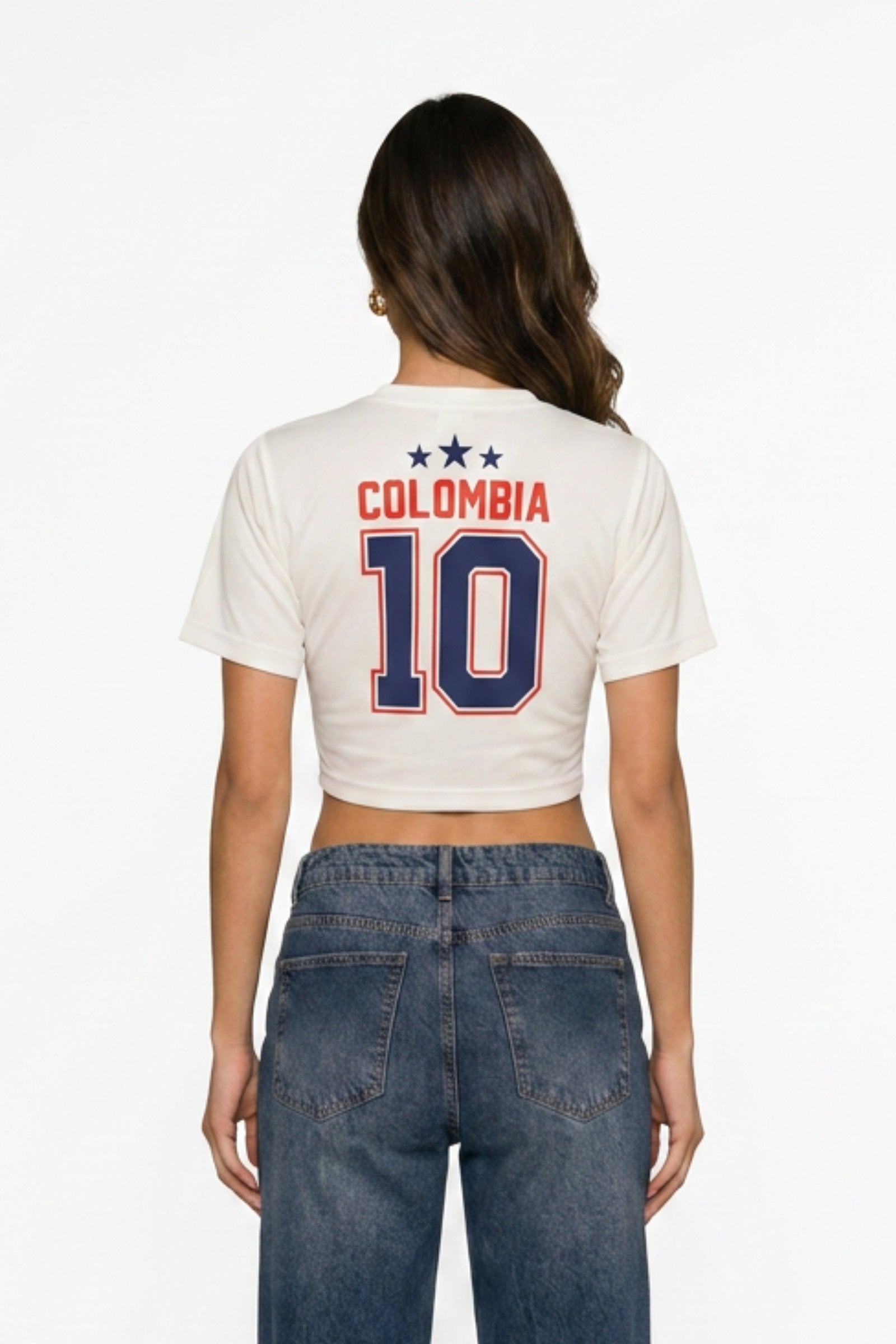 Camiseta de dama básico cuello camisero imagen 3