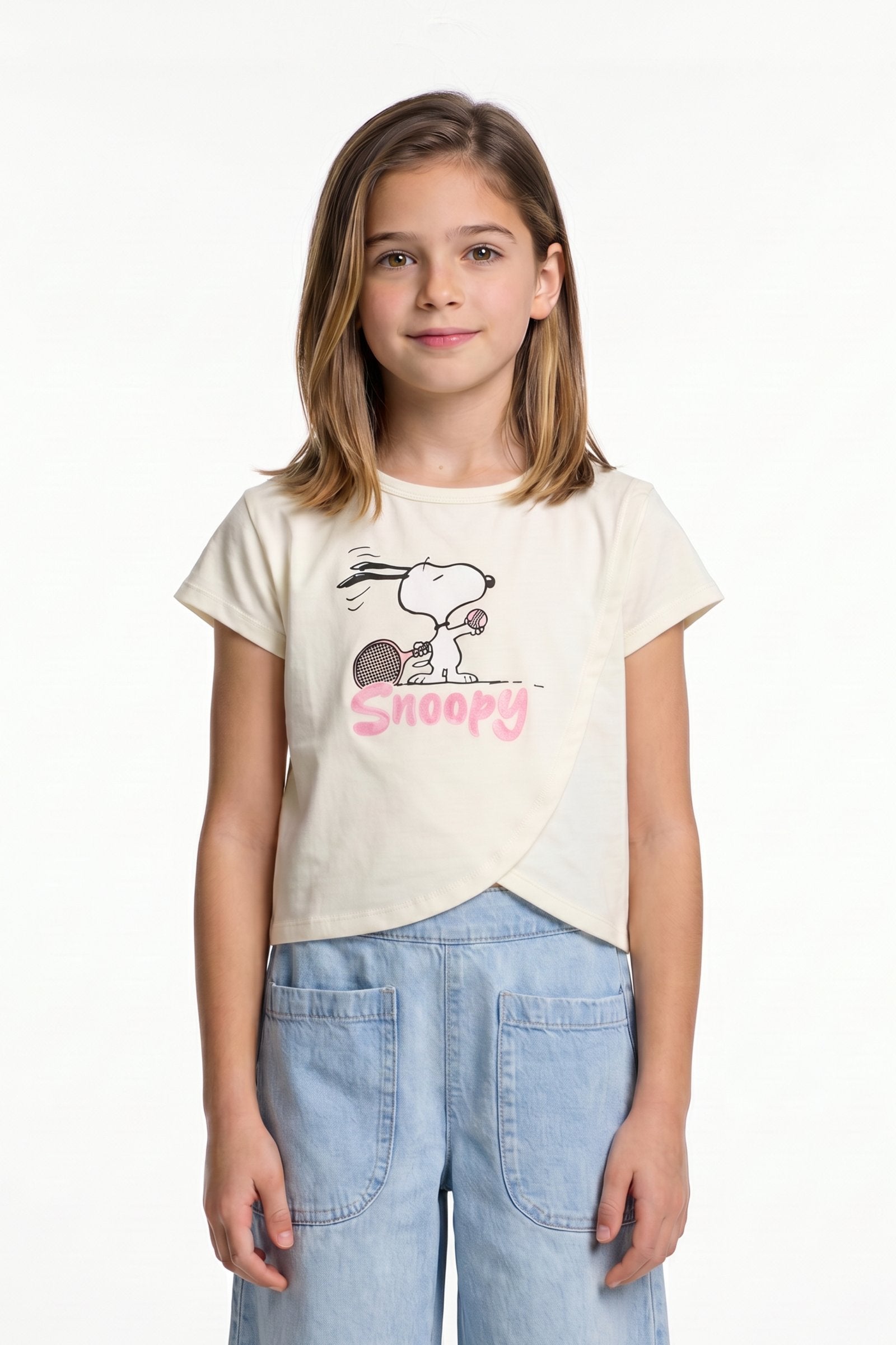 Blusa de niño snoopy cuello redondo imagen 4