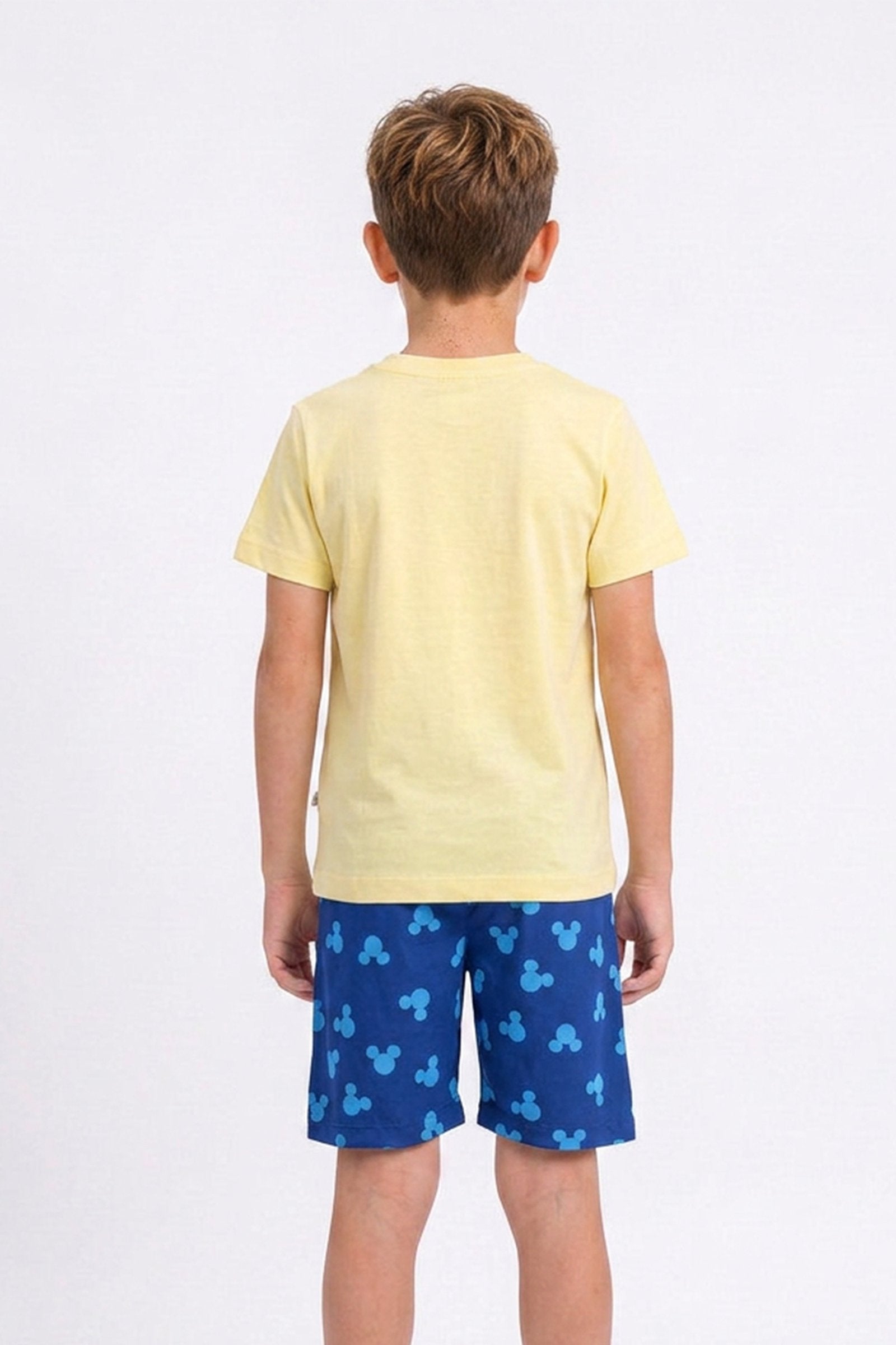 Pijama de niño mickey manga corta imagen 3