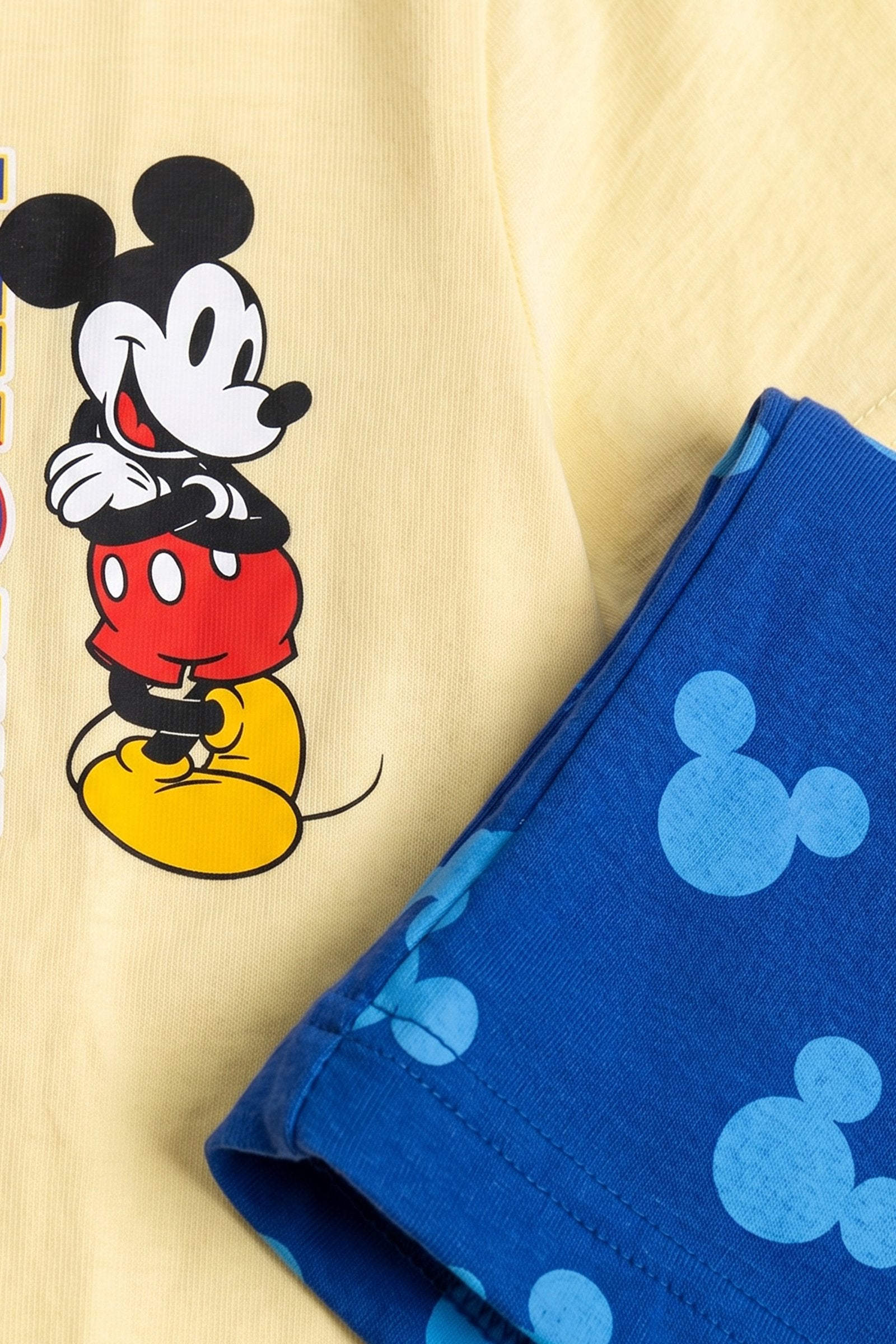 Pijama de niño mickey manga corta imagen 4