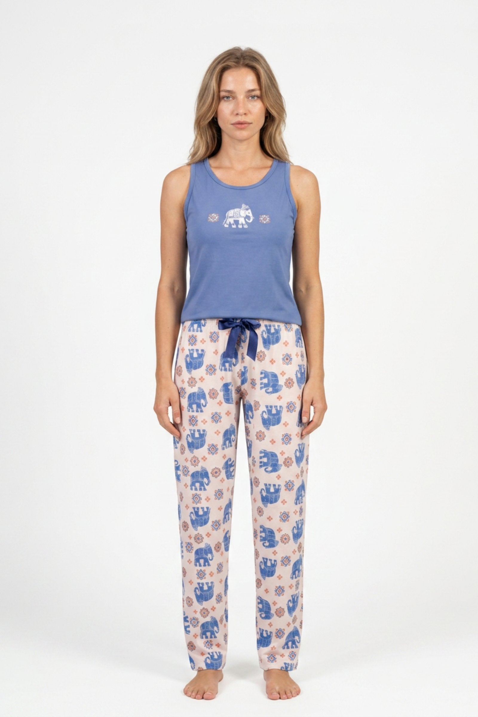 Pijama de dama estampada imagen 2
