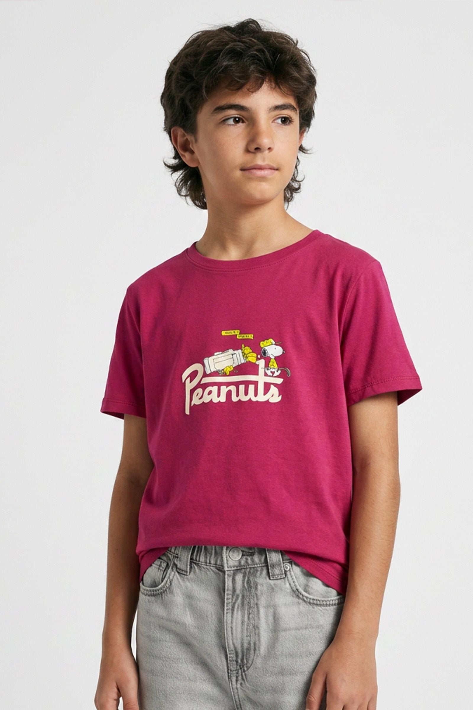 Camiseta de niño snoopy cuello redondo imagen 3