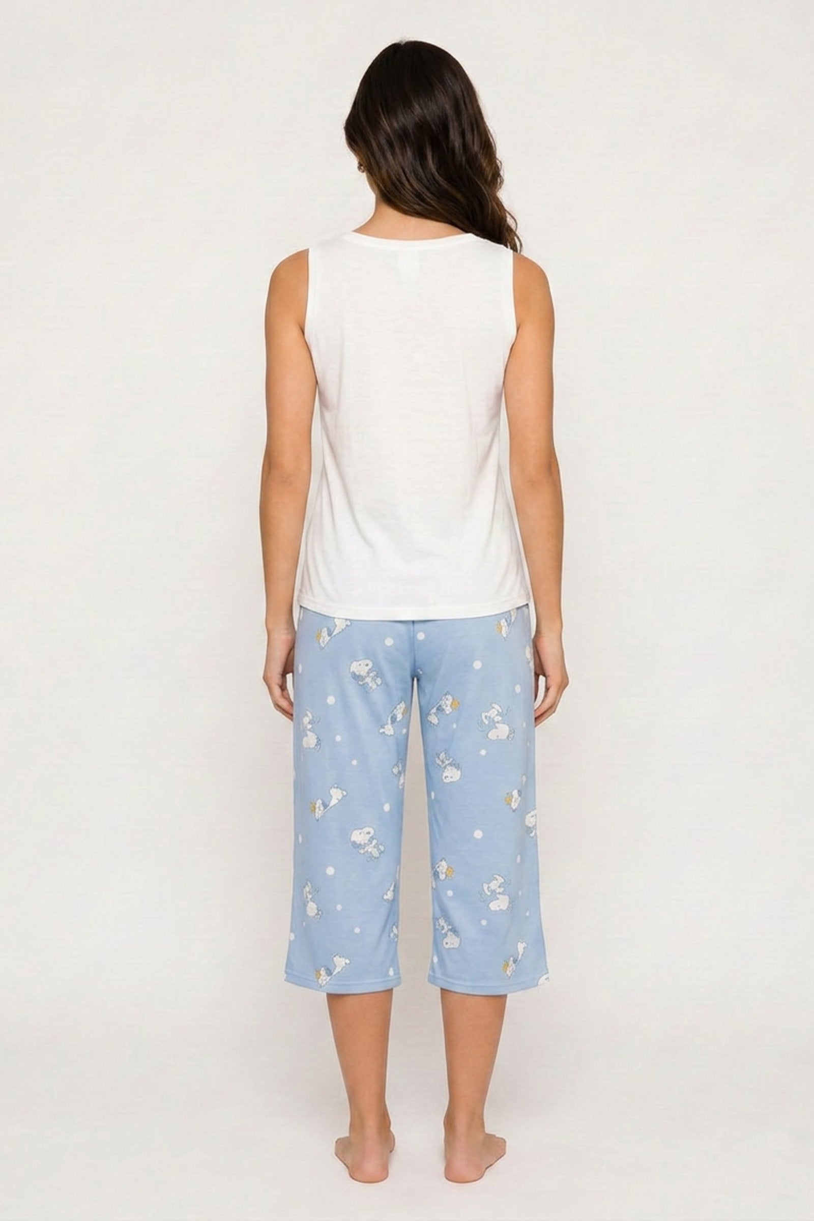 Pijama capry de dama snoopy manga sisa imagen 3