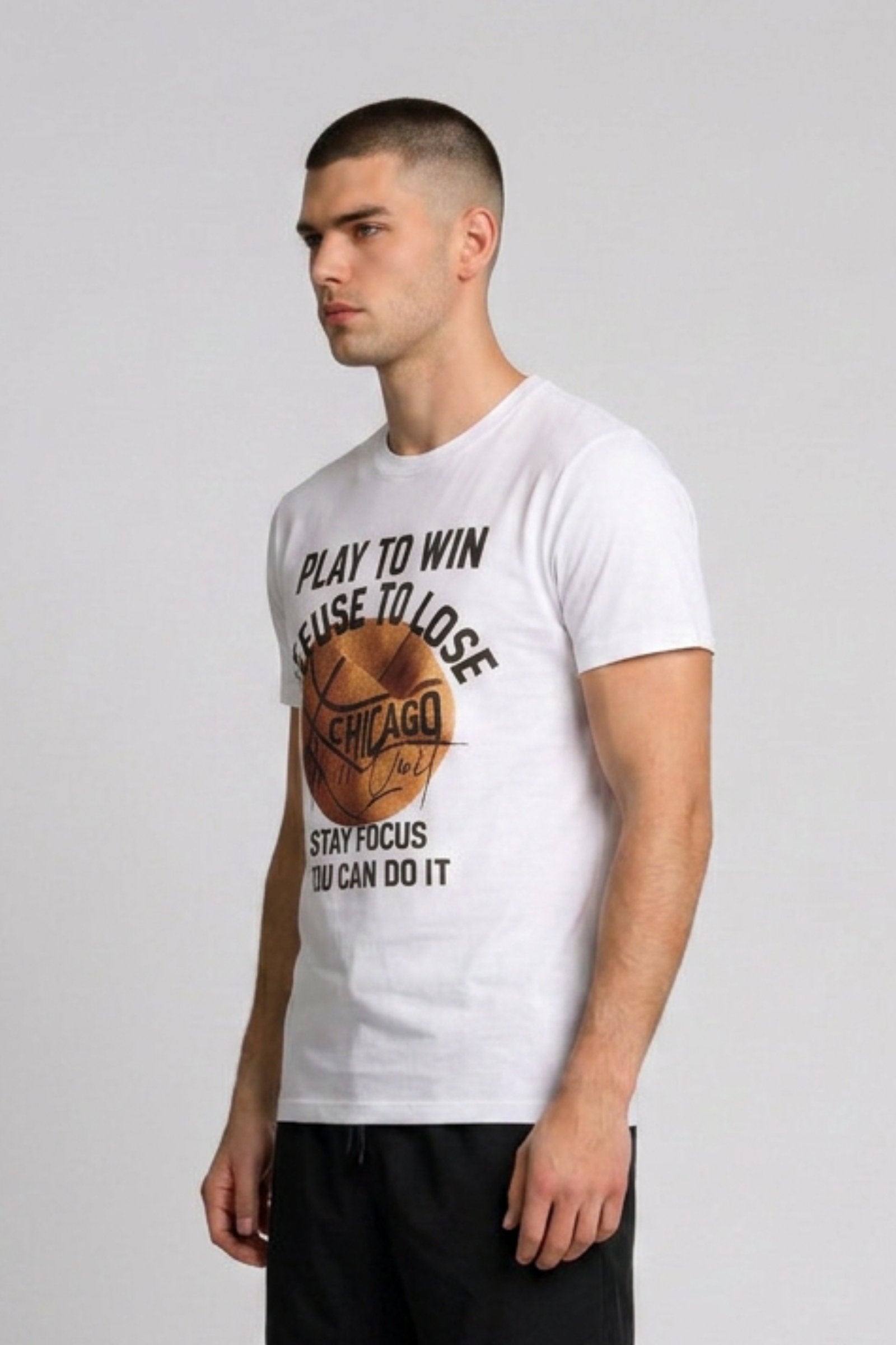 Camiseta de hombre estampada imagen 3