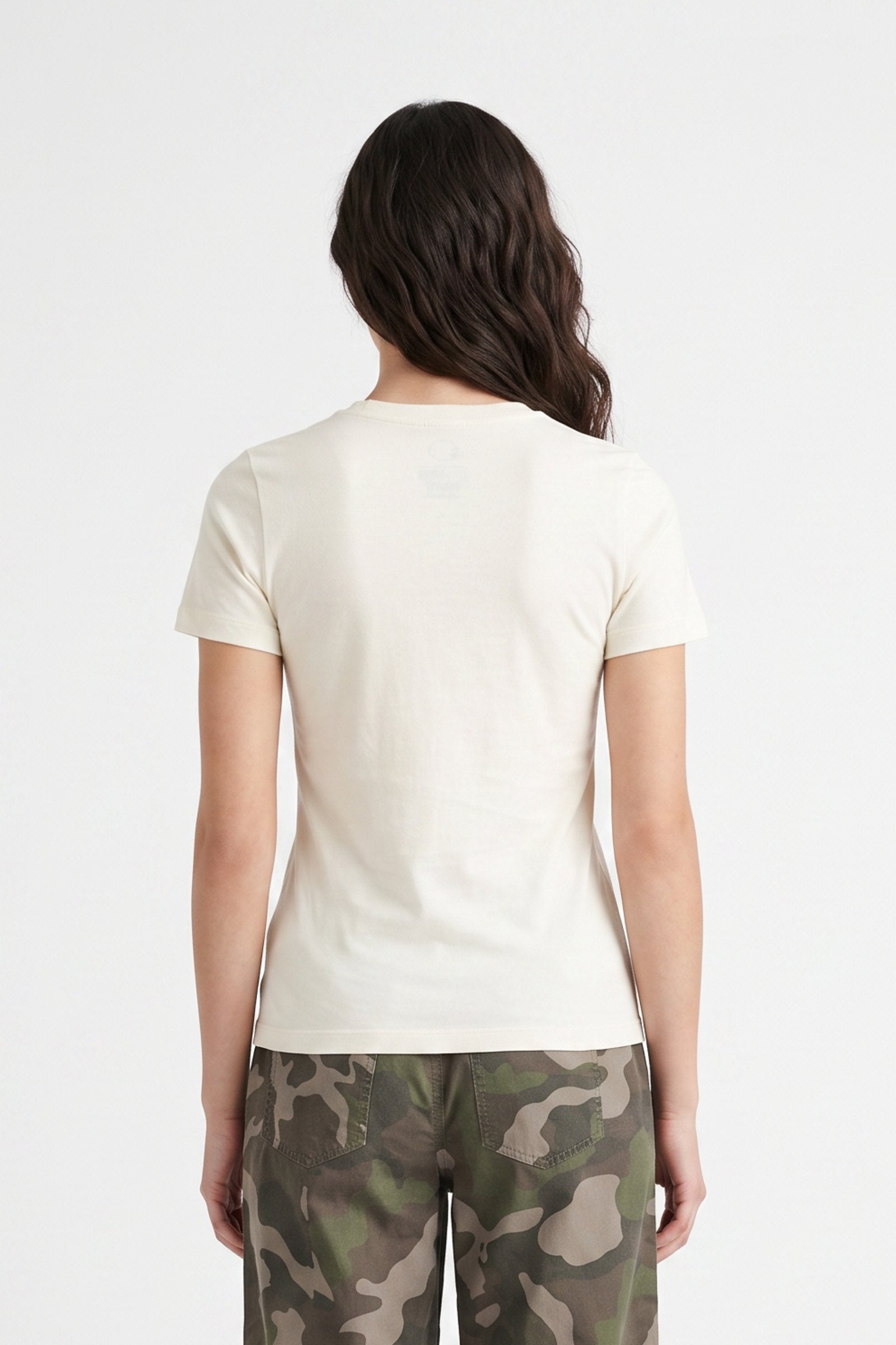 Camiseta de dama de snoopy cuello redondo imagen 3