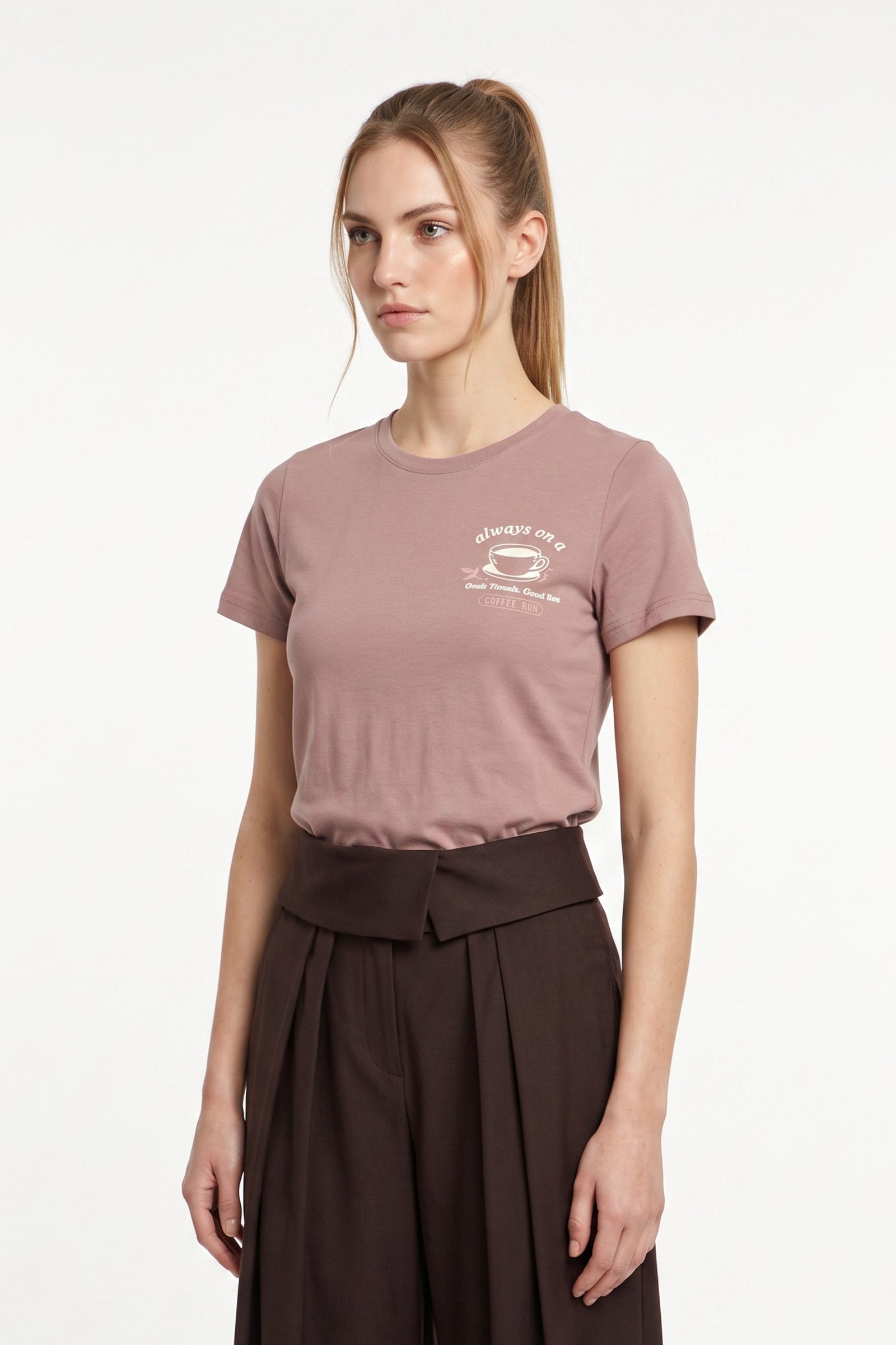 Camiseta de dama casual imagen 2