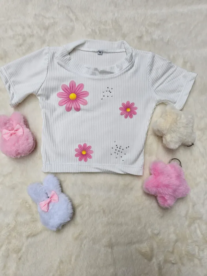 Blusa blanca para niña imagen 4