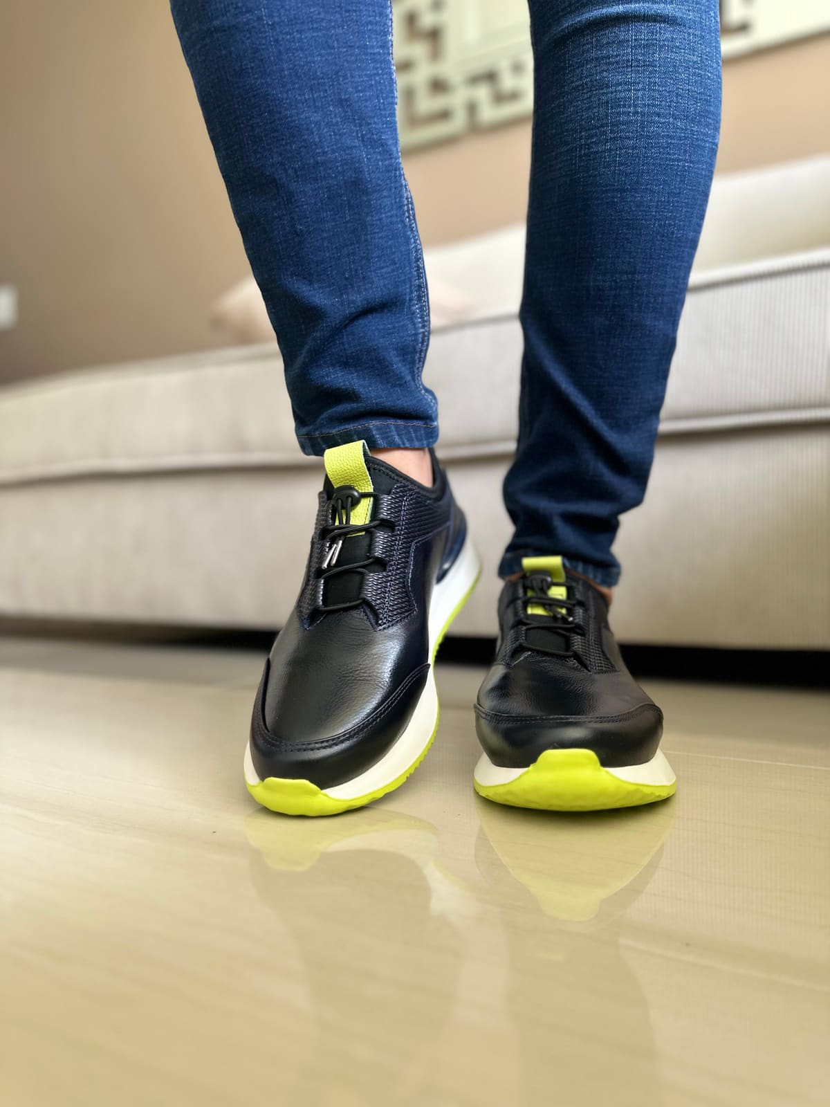 SNEAKERS YOUNG - PARA HOMBRE - EN CUERO 401 imagen 3