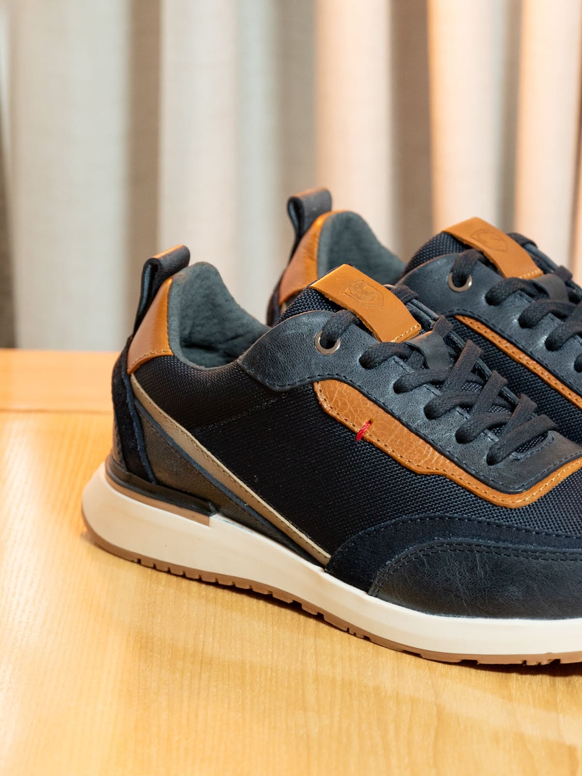 SNEAKERS GOP EN CUERO\LONA -REF: 317 AZUL imagen 2