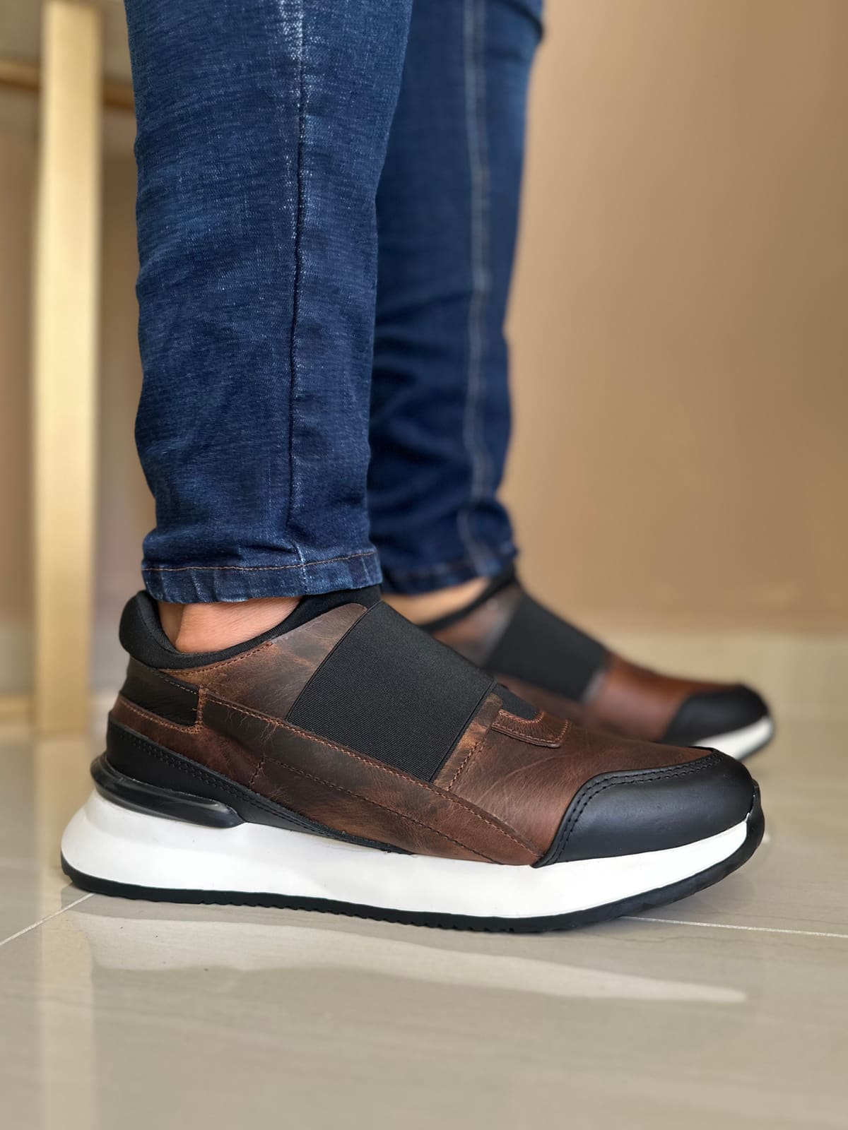SNEAKERS LITTLE - PARA HOMBRE - EN CUERO REF: D17 imagen 4