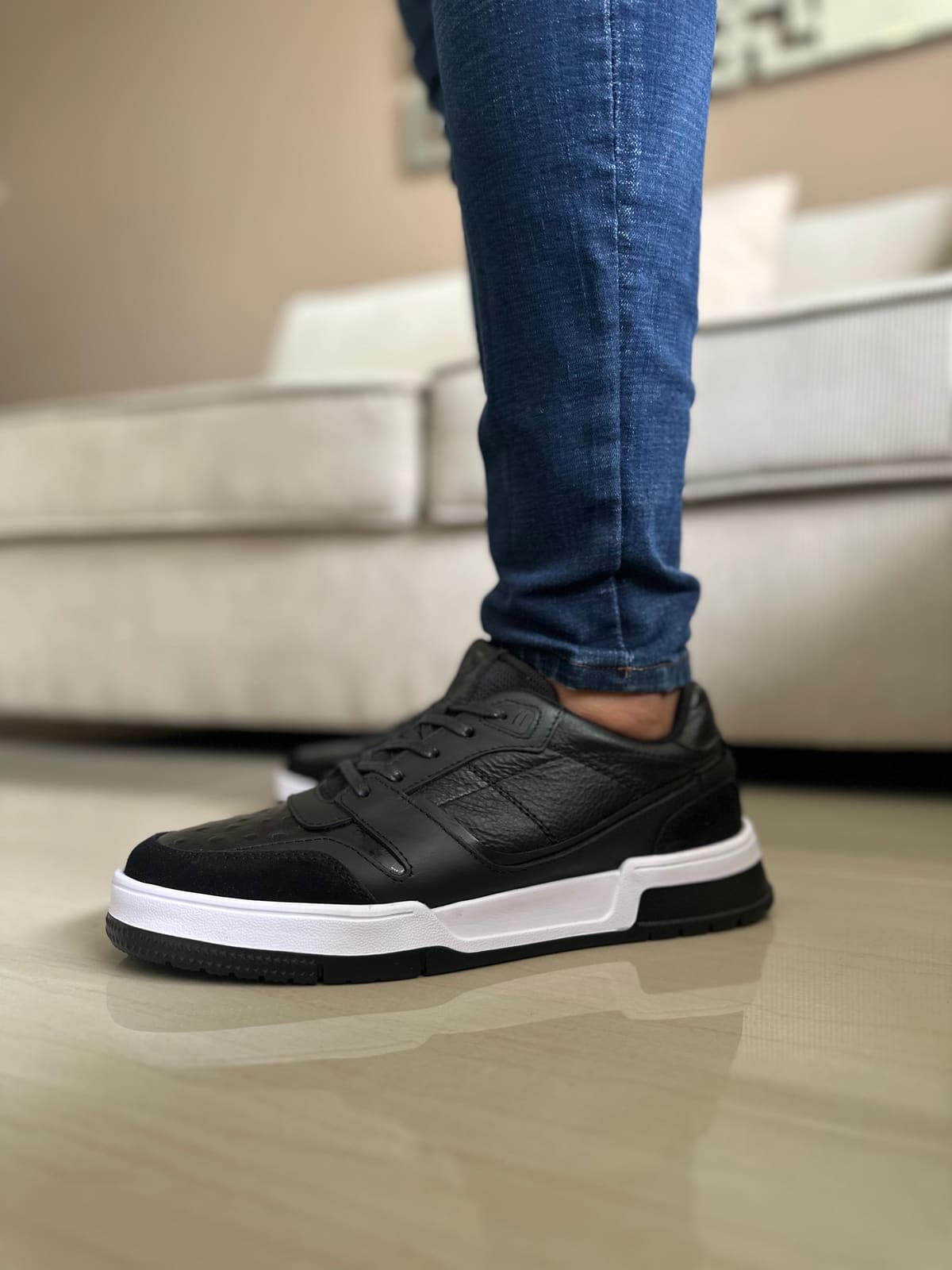 SNEAKERS ROTT-CUERO REF: 314 imagen 2