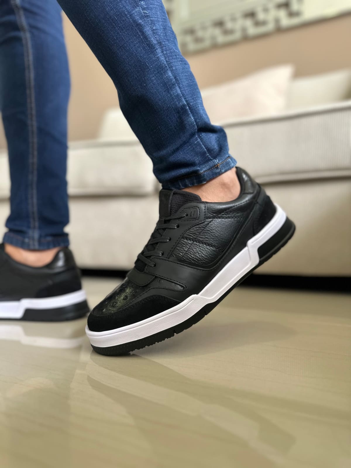 SNEAKERS ROTT-CUERO REF: 314 imagen 3