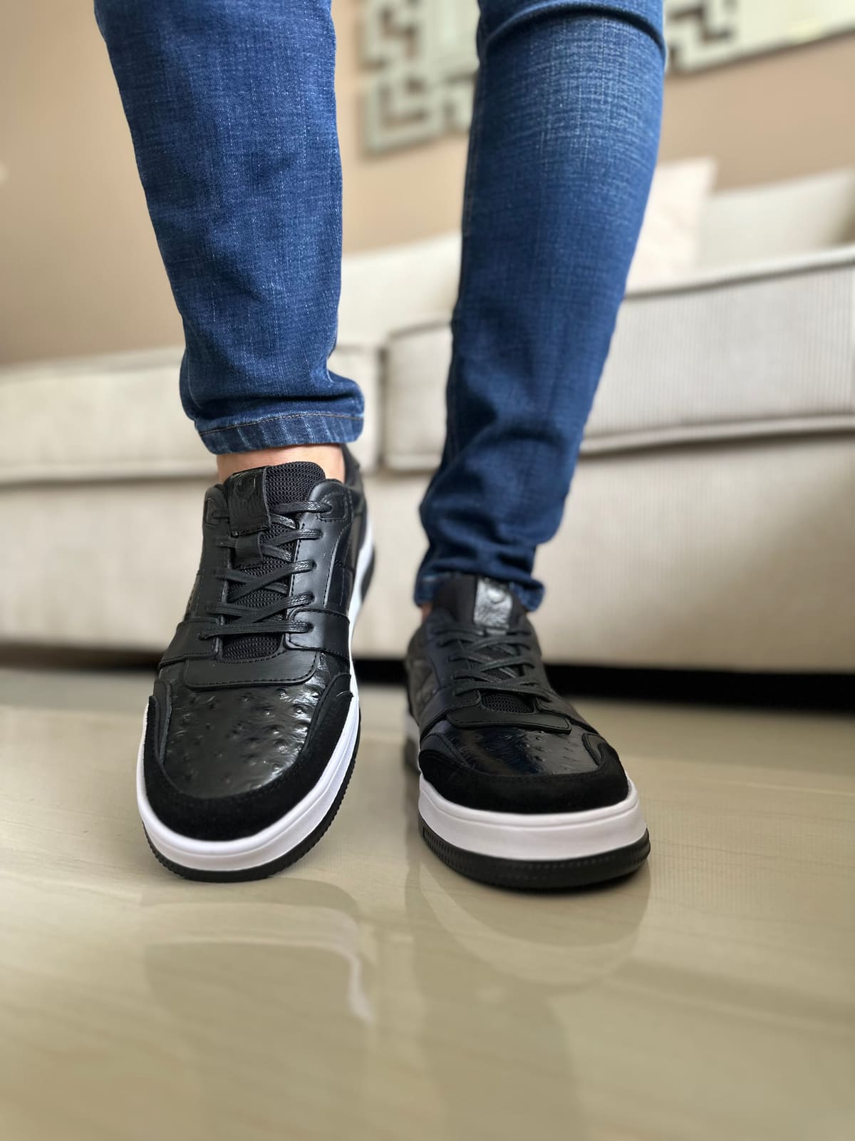 SNEAKERS ROTT-CUERO REF: 314 imagen 4