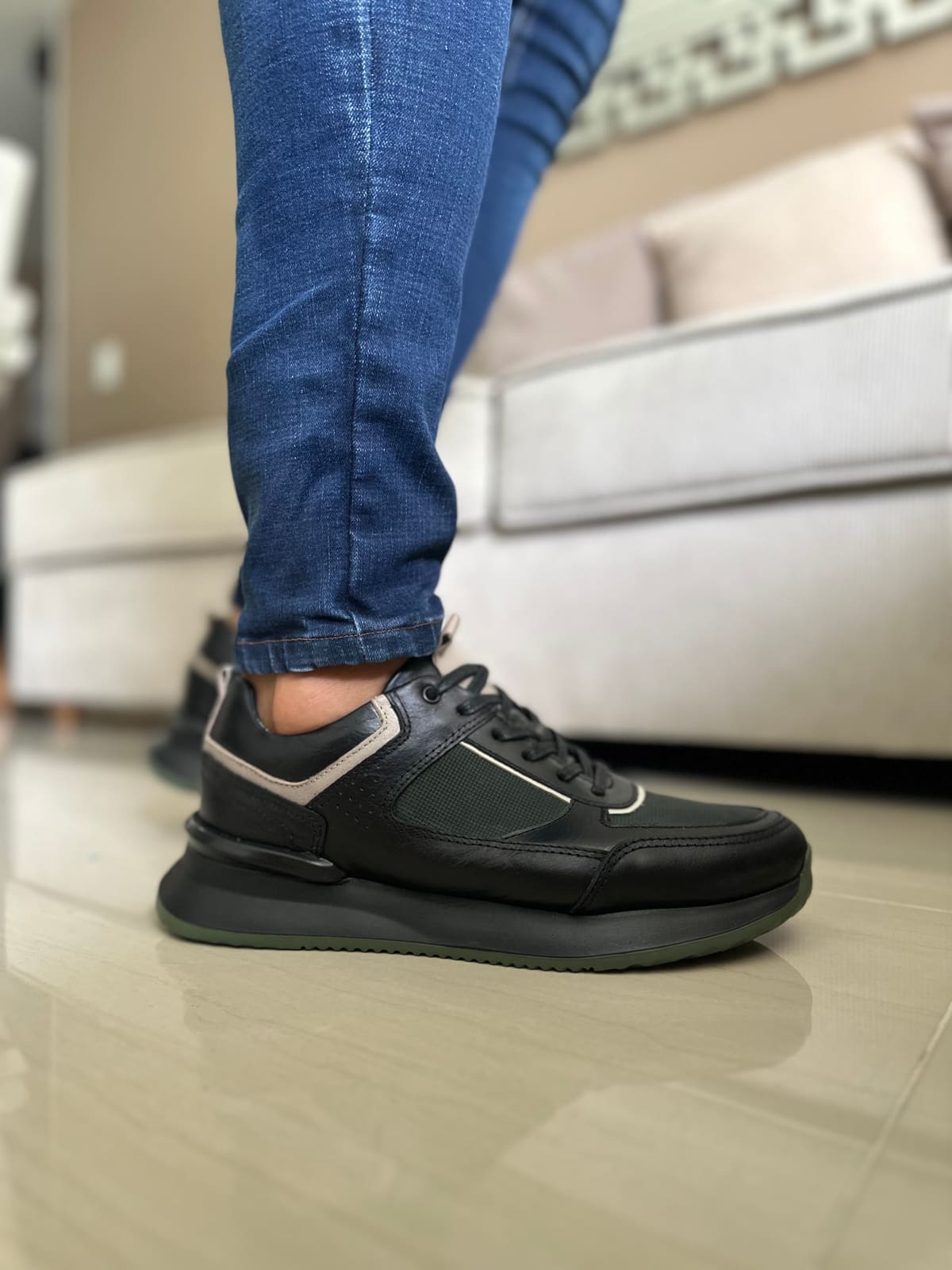 SNEAKERS PIT -CUERO VACUNO REF: T10 imagen 2