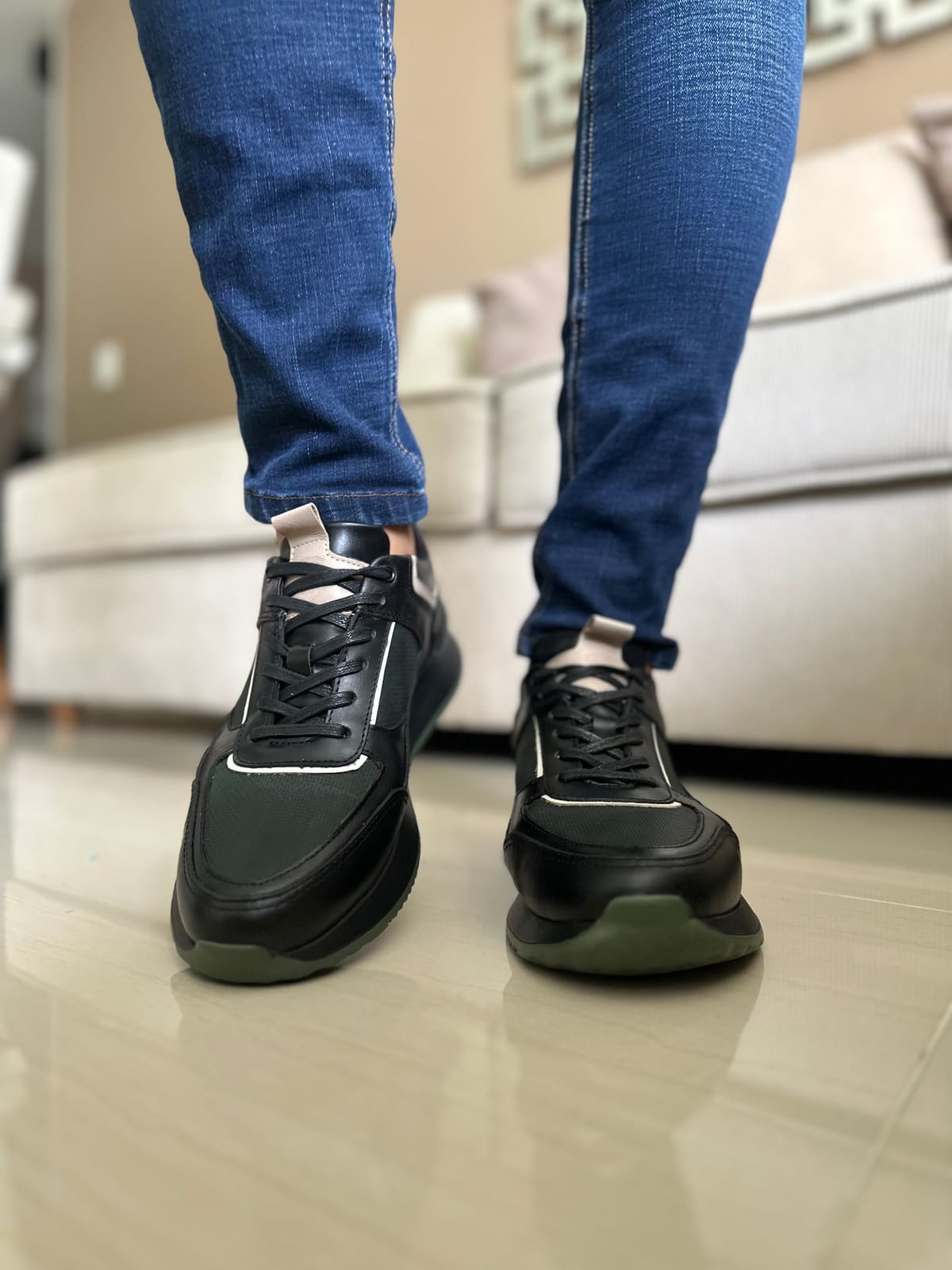 SNEAKERS PIT -CUERO VACUNO REF: T10 imagen 3