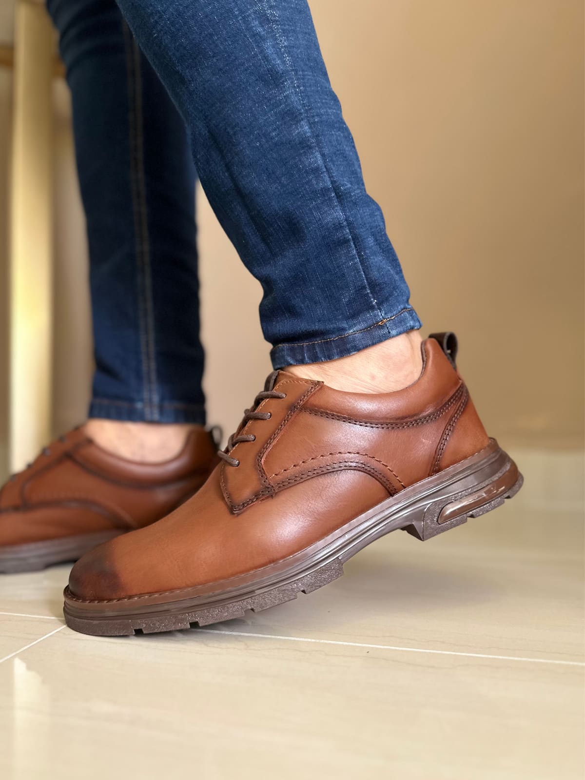 CASUALES HAMPTON - EN CUERO - PARA HOMBRE - REF: CLK 2095 imagen 3