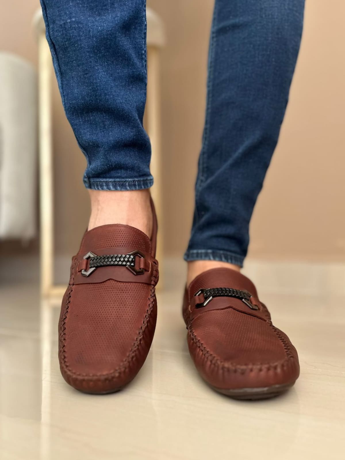 MOCASINES SPEAK - EN CUERO - PARA HOMBRE - REF: ANT 1002 imagen 3