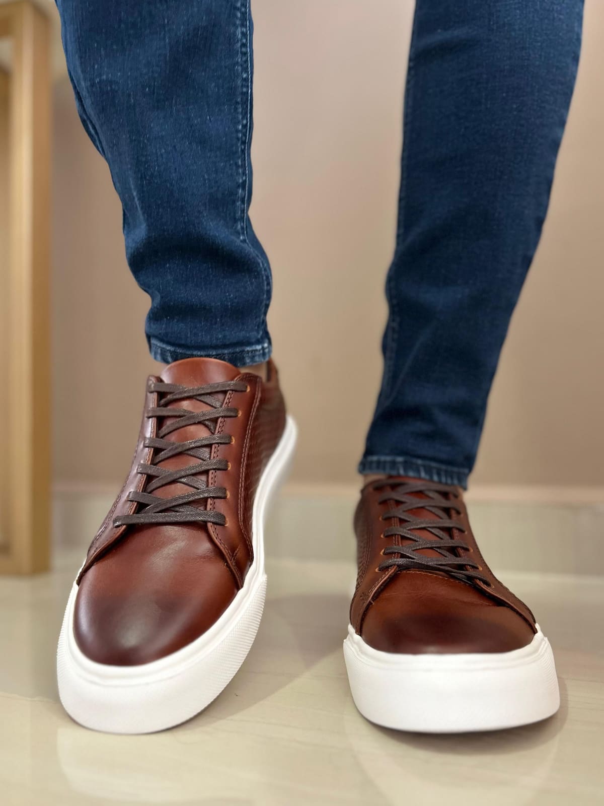 SNEAKER Doggi- EN CUERO - PARA HOMBRE - REF: 602 imagen 3