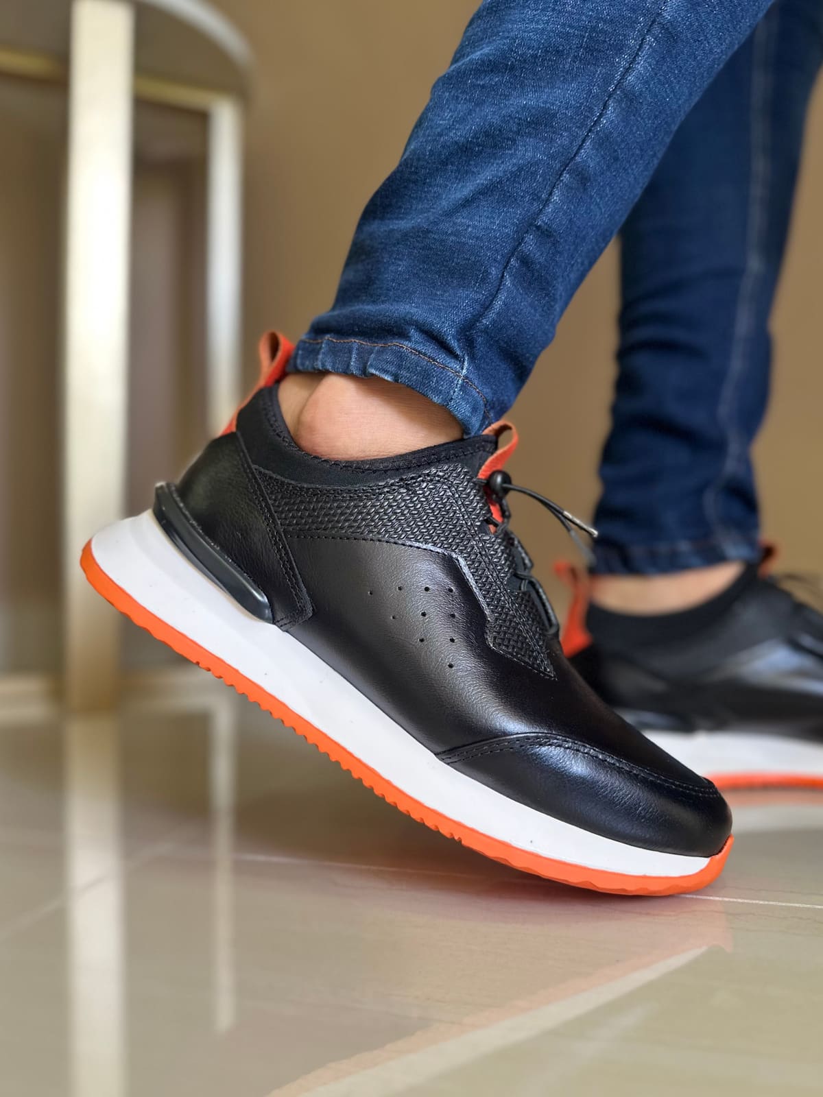 SNEAKERS YOUNG - PARA HOMBRE - EN CUERO ref: 401 imagen 4