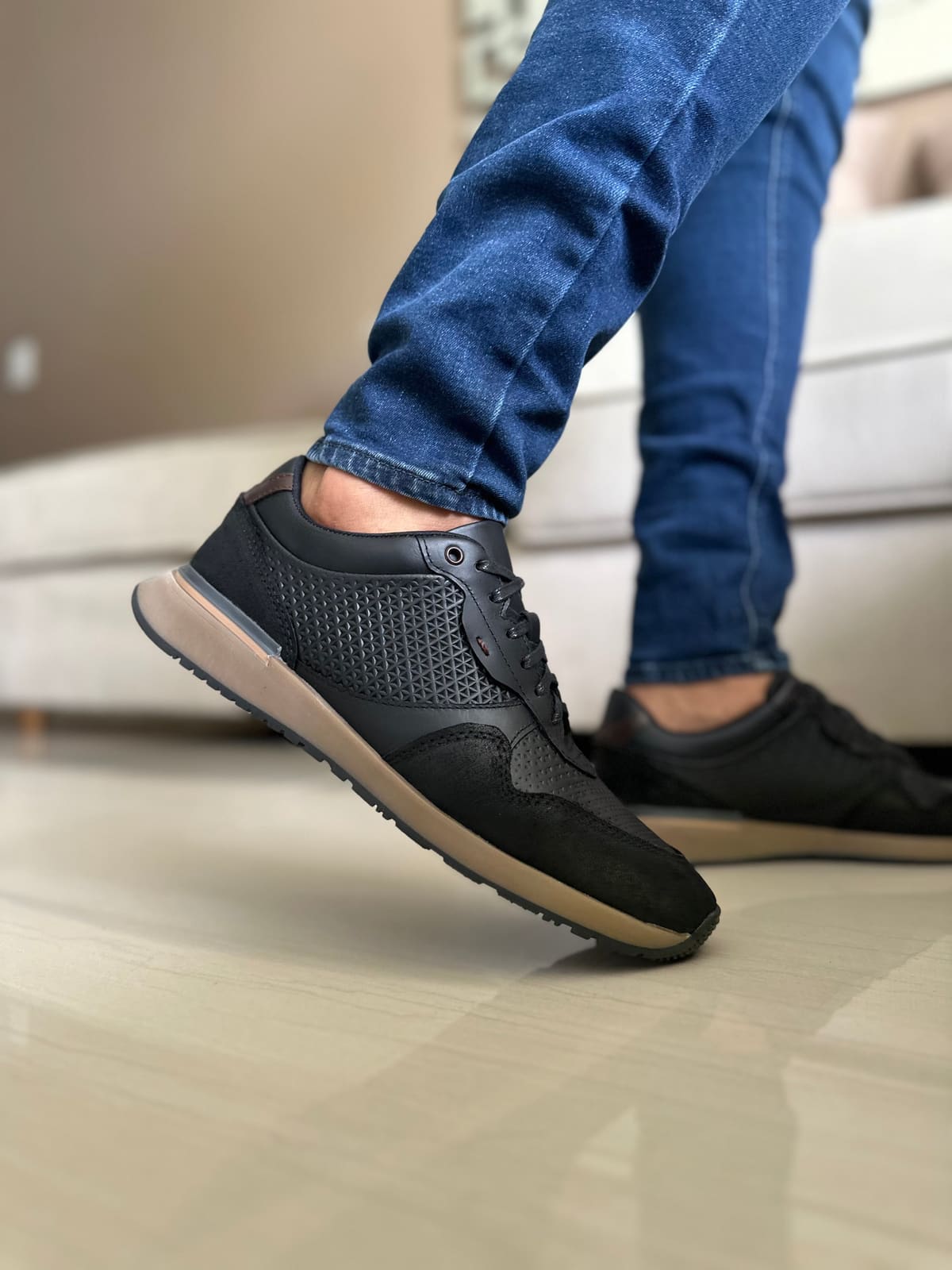 SNEAKERS GRONT-CUERO REF: ESMERALDA imagen 2