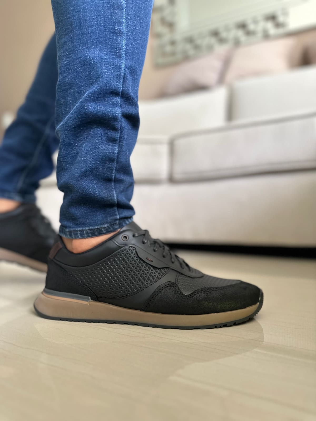 SNEAKERS GRONT-CUERO REF: ESMERALDA imagen 3