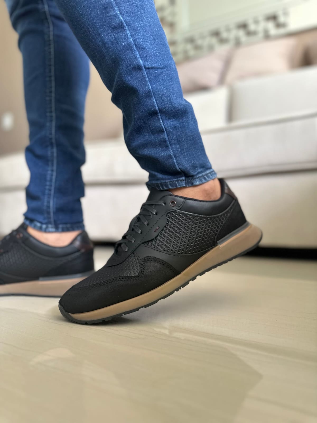 SNEAKERS GRONT-CUERO REF: ESMERALDA imagen 4