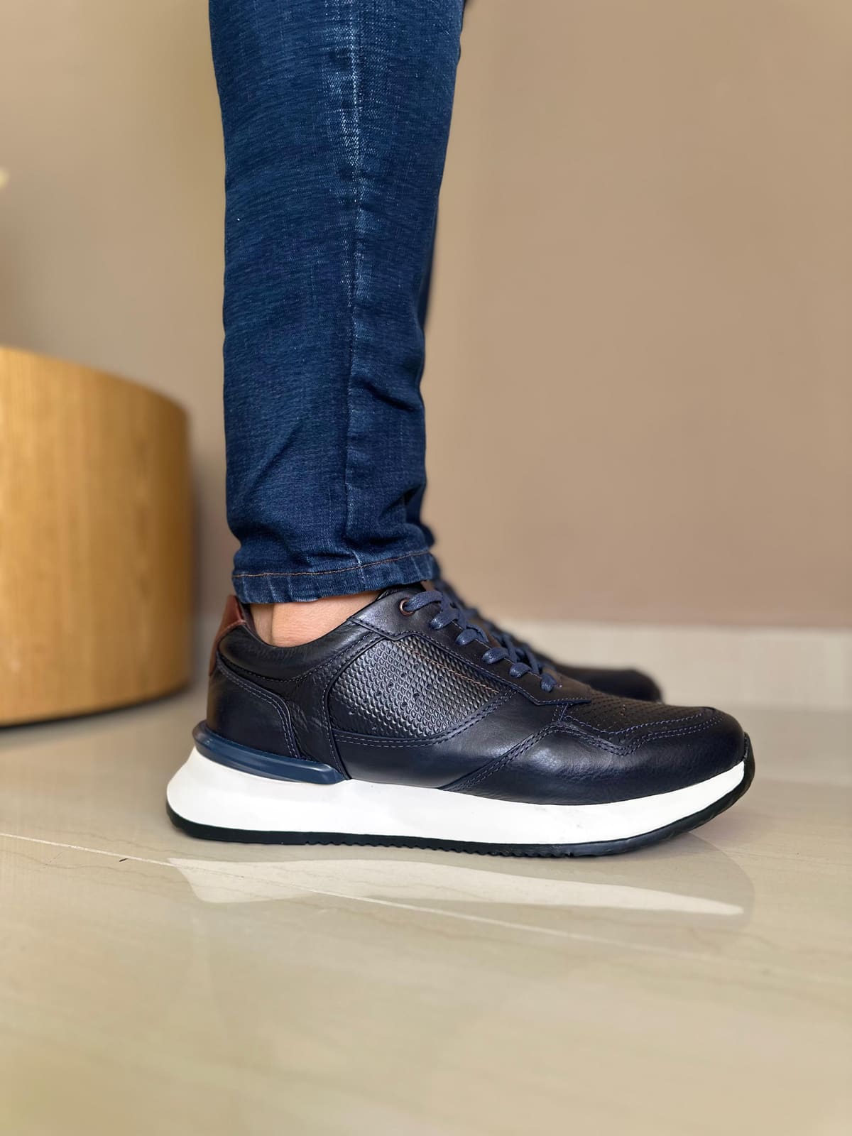SNEAKER NIKO - EN CUERO - PARA HOMBRE - REF: ANT D12 imagen 2