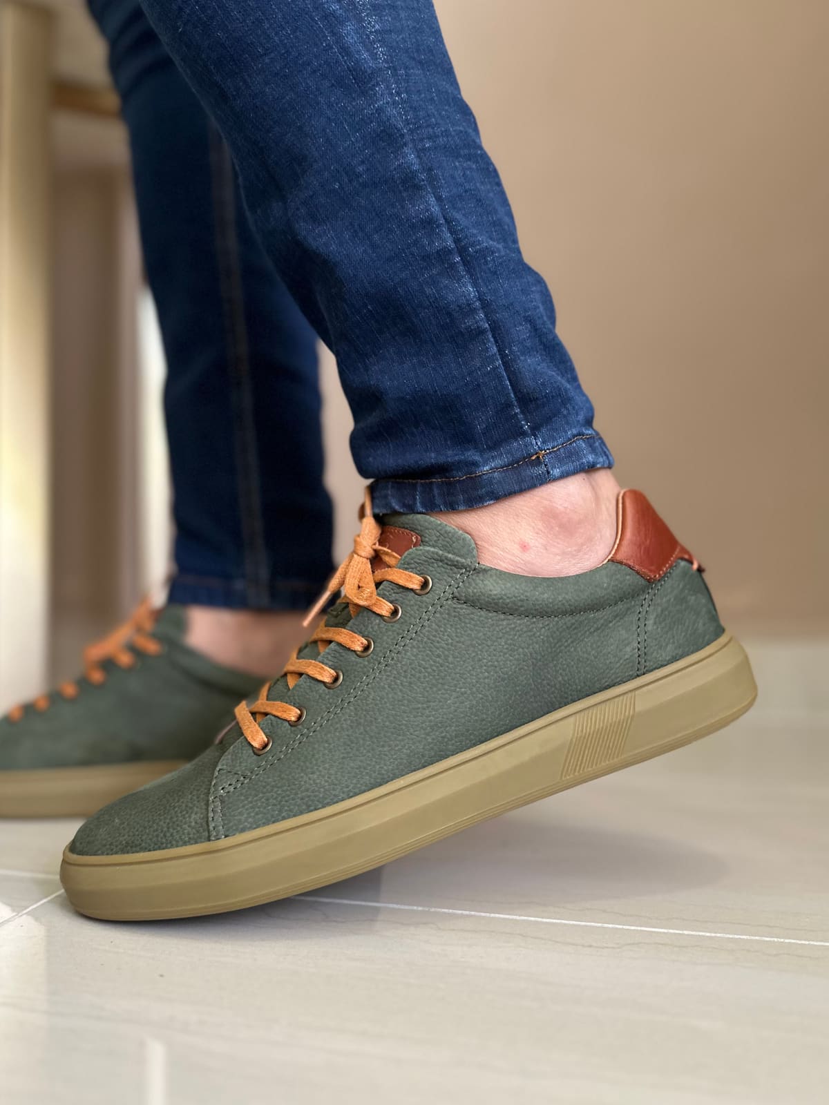 SNEAKER PECK - EN CUERO - PARA HOMBRE - REF: 2165 imagen 2