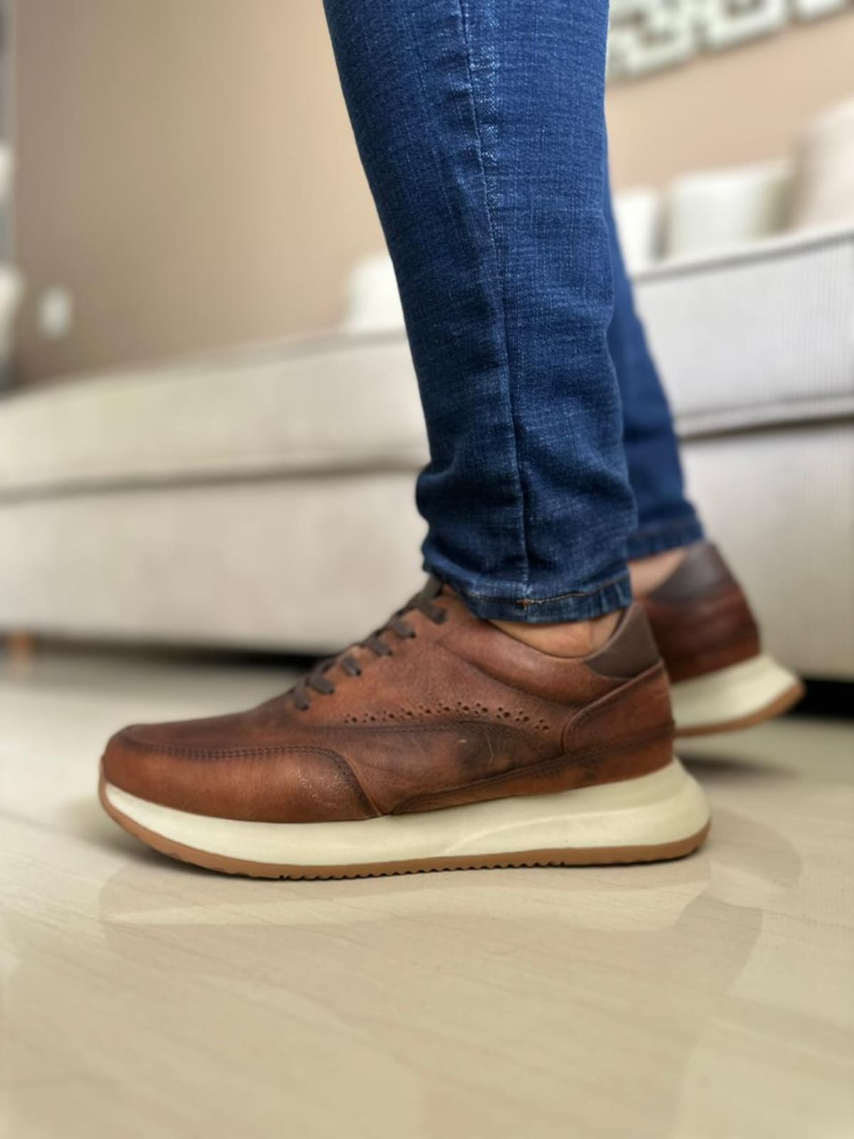 SNEAKERS TOPAXI- CUERO LISO REF:T15 imagen 2