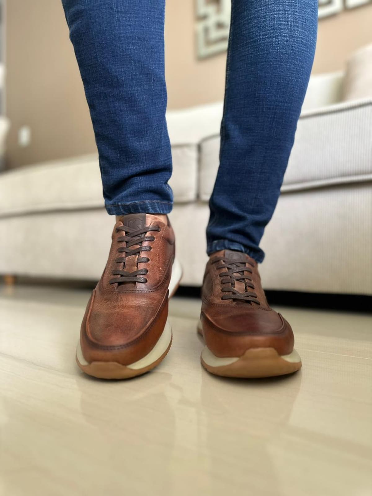 SNEAKERS TOPAXI- CUERO LISO REF:T15 imagen 3