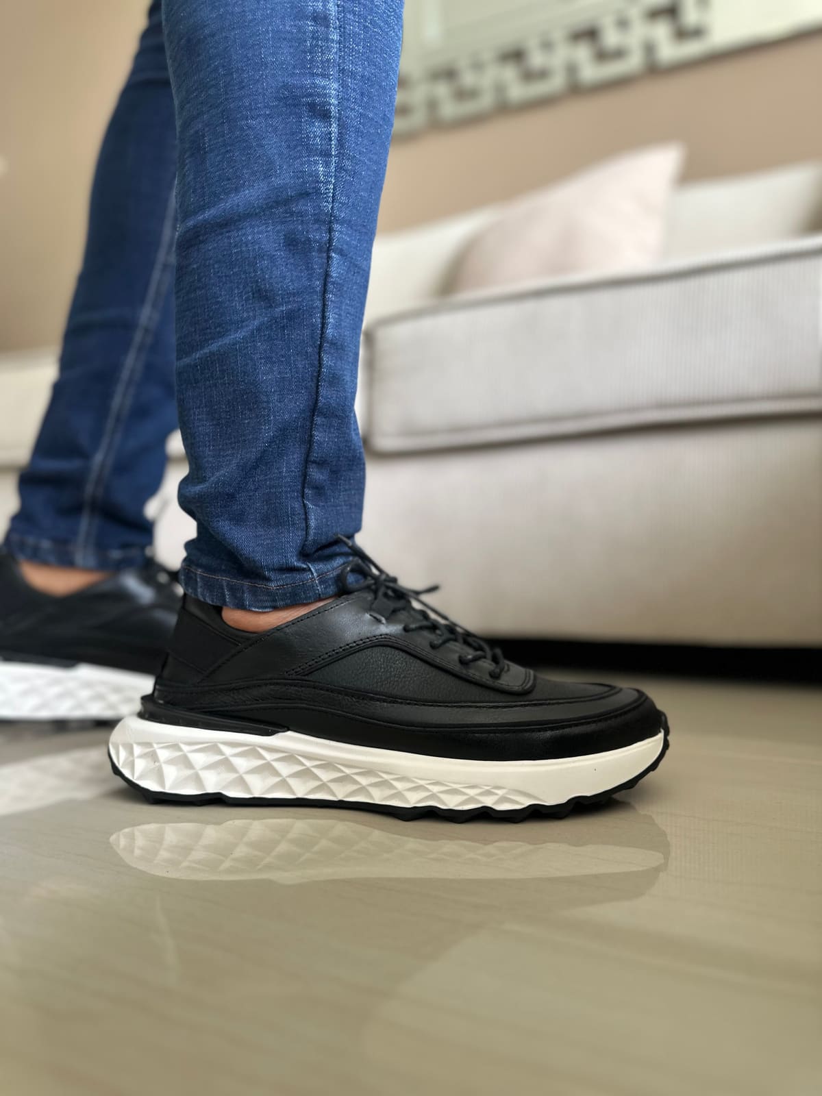 SNEAKERS OLI-CUERO VACUNO -REF 3309 imagen 2