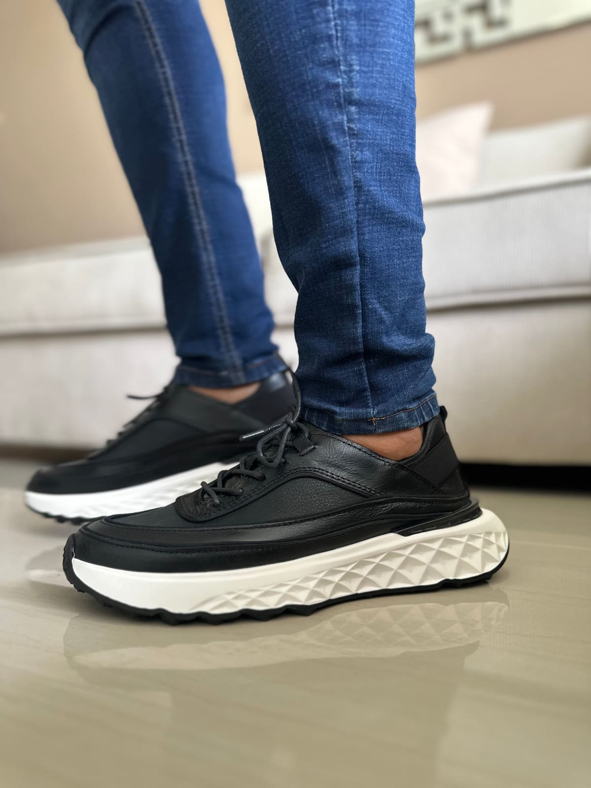 SNEAKERS OLI-CUERO VACUNO -REF 3309 imagen 3