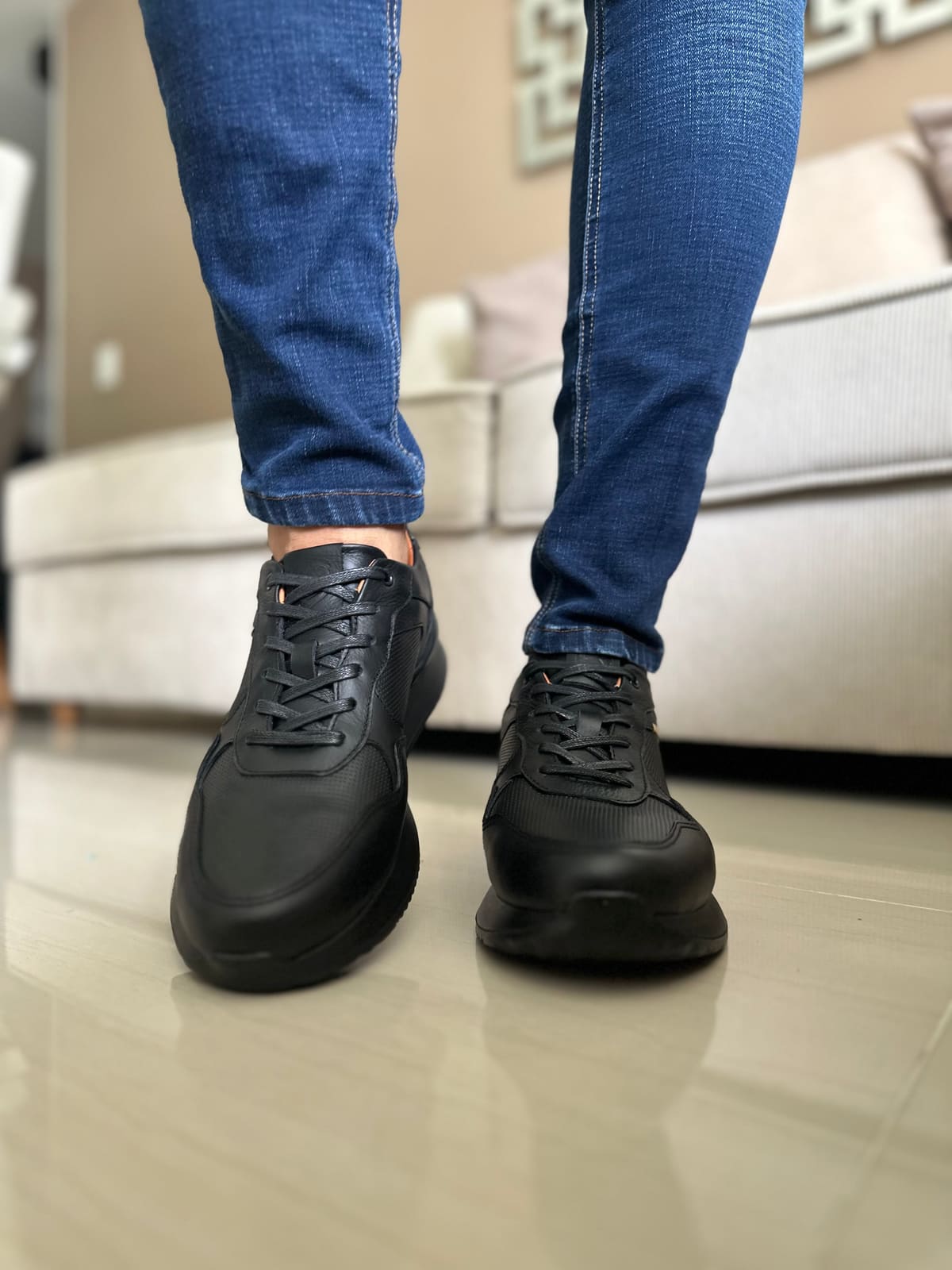 SNEAKERS RUFF - PARA HOMBRE - EN CUERO REF: T-08 imagen 2