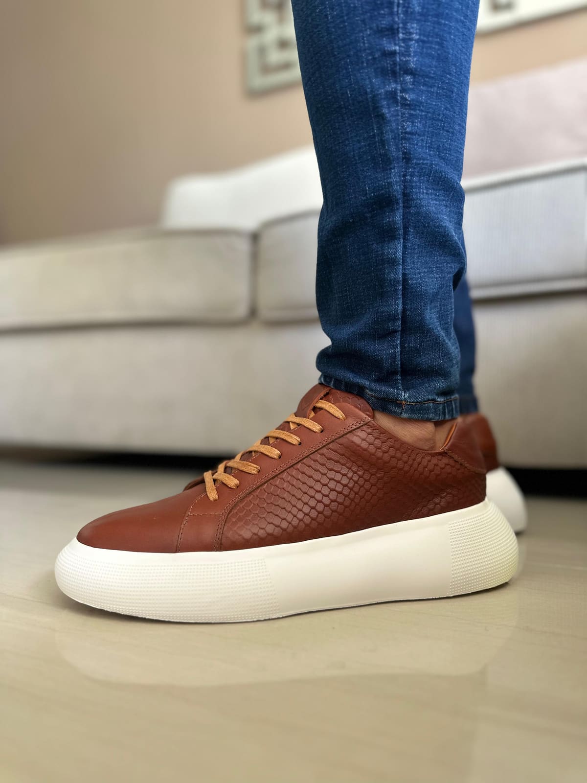 SNEAKERS GIT-CUERO-LIVIANOS-NEGROS REF 2126 imagen 2