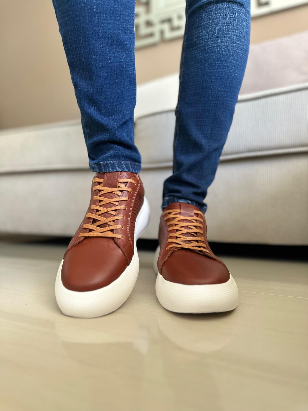SNEAKERS GIT-CUERO-LIVIANOS-NEGROS REF 2126 imagen 3