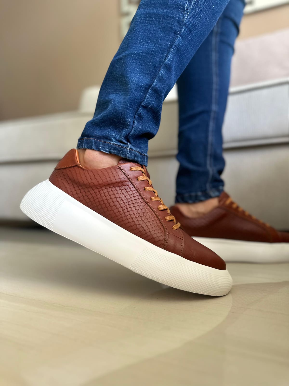 SNEAKERS GIT-CUERO-LIVIANOS-NEGROS REF 2126 imagen 4