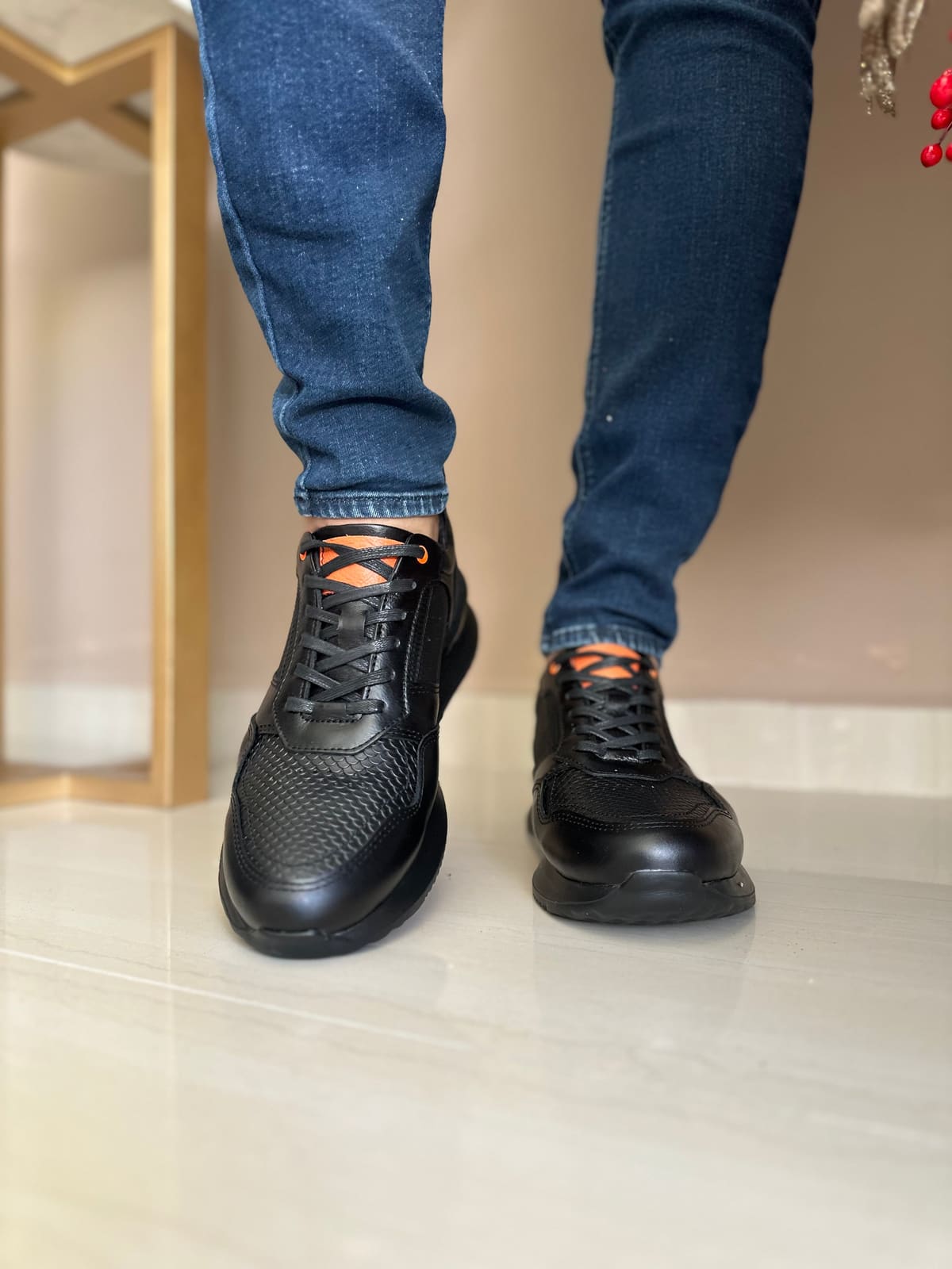 SNEAKERS NIKO - PARA HOMBRE - EN CUERO - REF: ANT D12 imagen 2