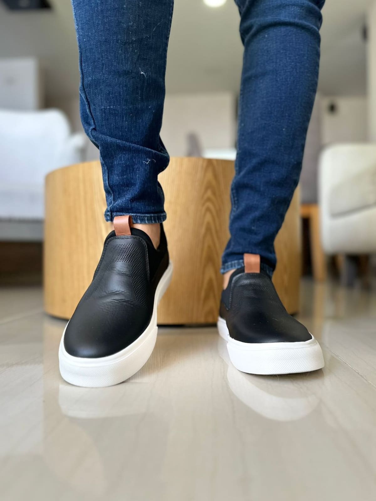 SNEAKER DENALI - EN CUERO - PARA HOMBRE - REF: SPIN 2801 imagen 3