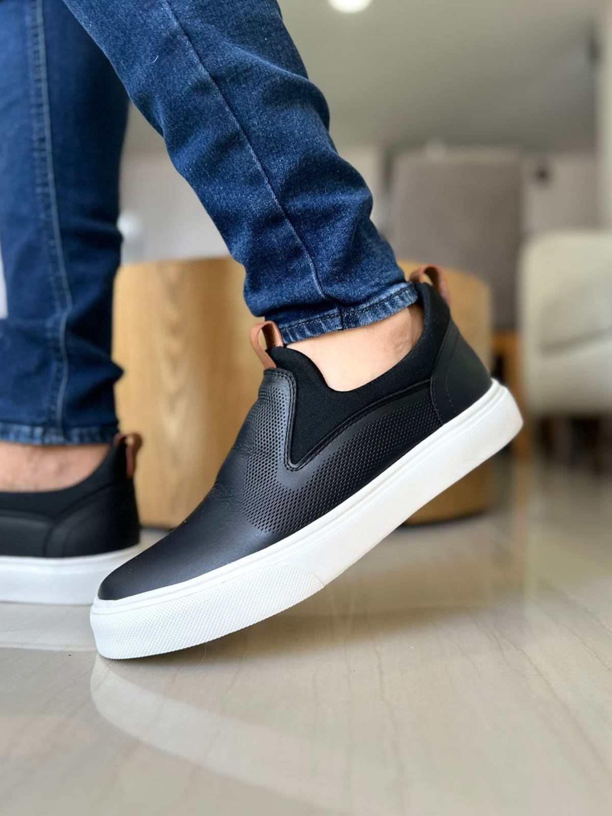 SNEAKER DENALI - EN CUERO - PARA HOMBRE - REF: SPIN 2801 imagen 4